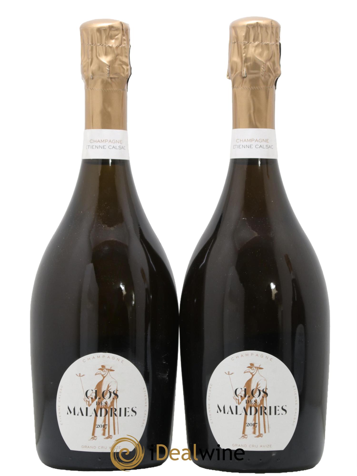 Clos des Maladries Grand Cru Extra Brut Etienne Calsac 2017 - Lot of 2 bottles - 0