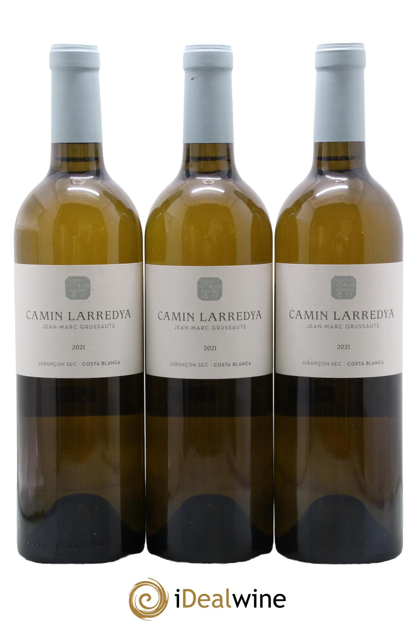 Jurançon sec Costa Blanca  Camin Larredya 2021 - Lot de 3 bouteilles - 0