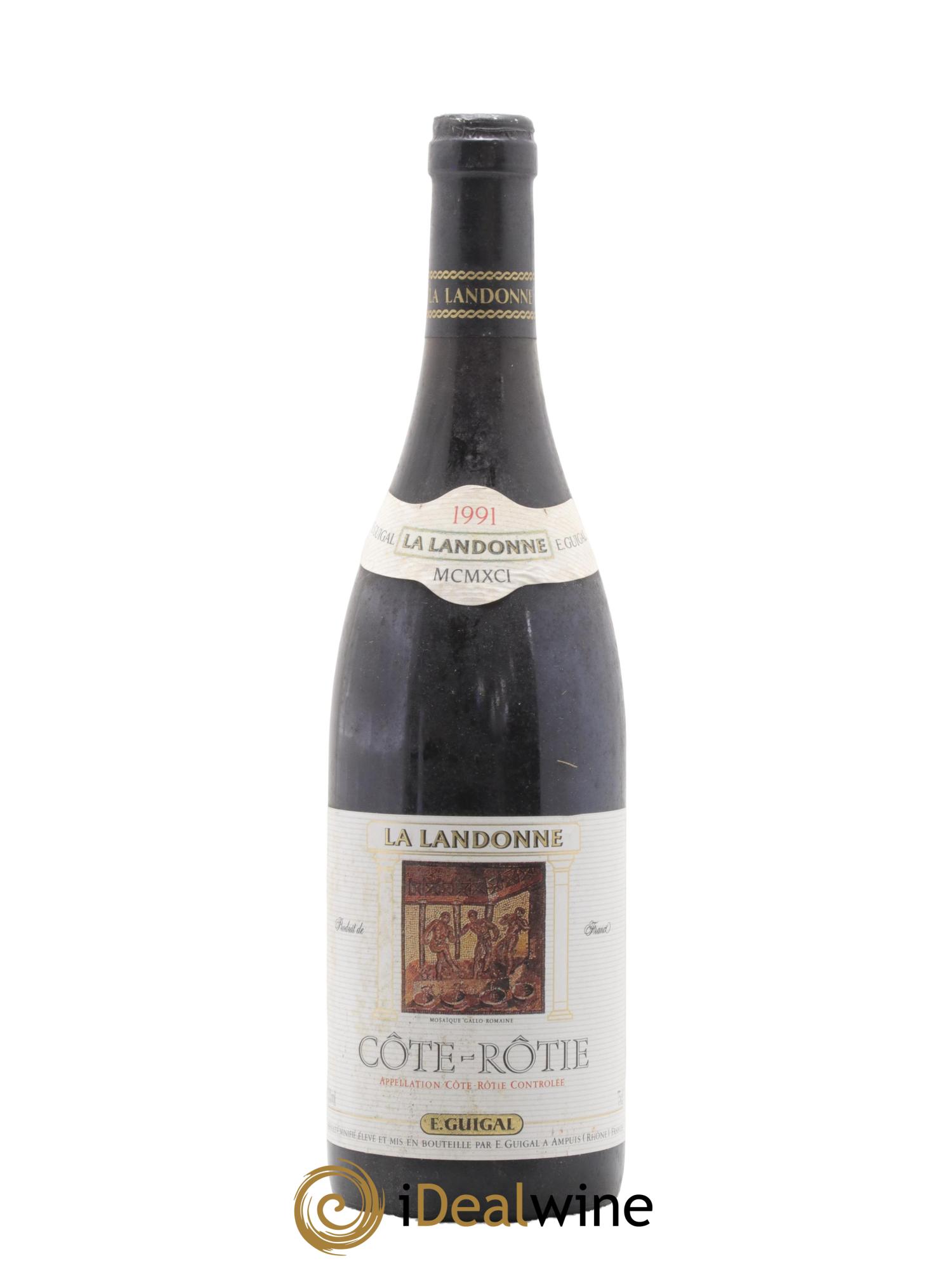 Côte-Rôtie La Landonne Guigal 1991 - Posten von 1 Flasche - 0