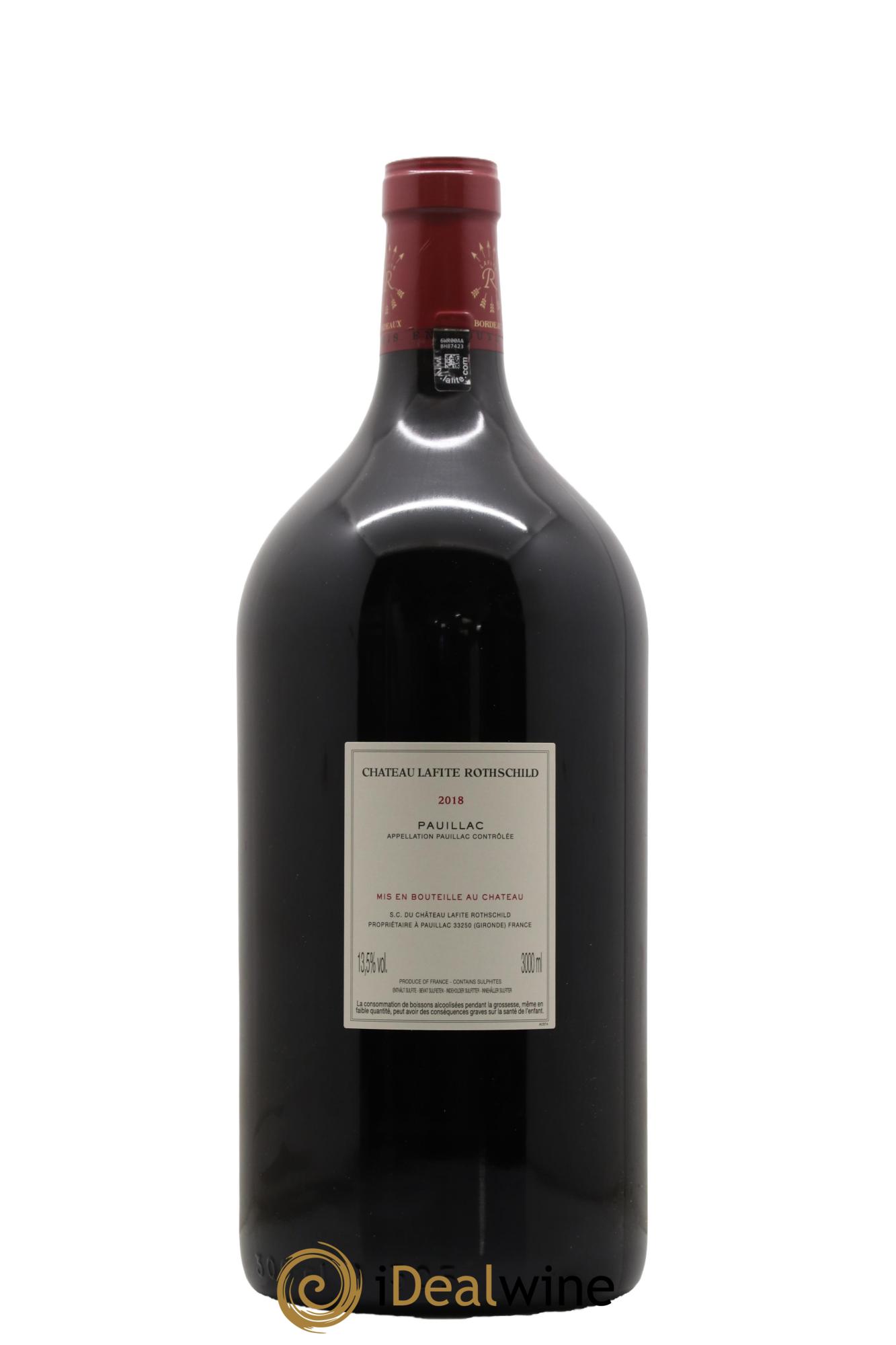 Château Lafite Rothschild 1er Grand Cru Classé  2018 - Lotto di 1 jéroboam - 1