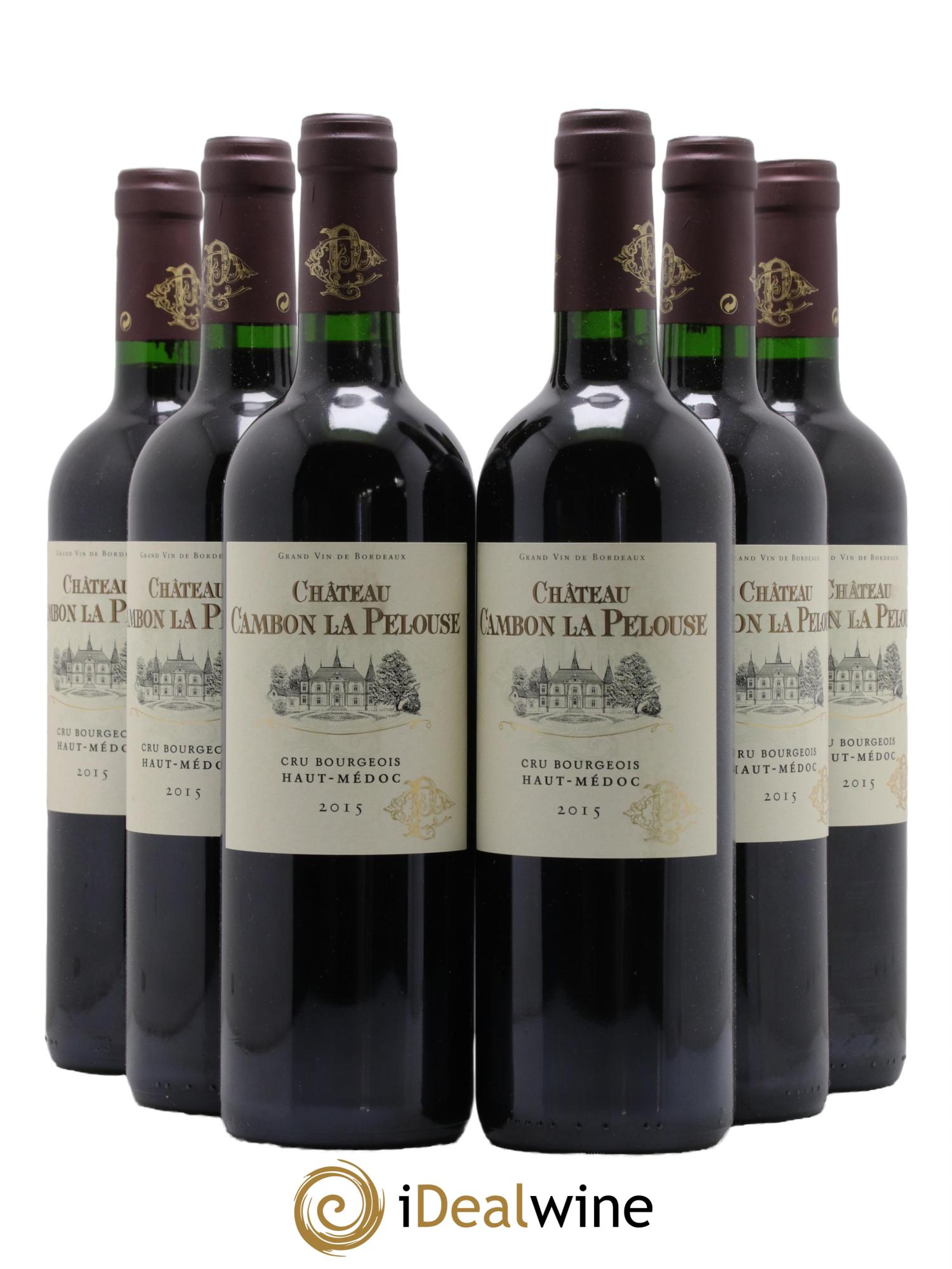 Château Cambon la Pelouse Cru Bourgeois 2015 - Lot de 6 bouteilles - 0