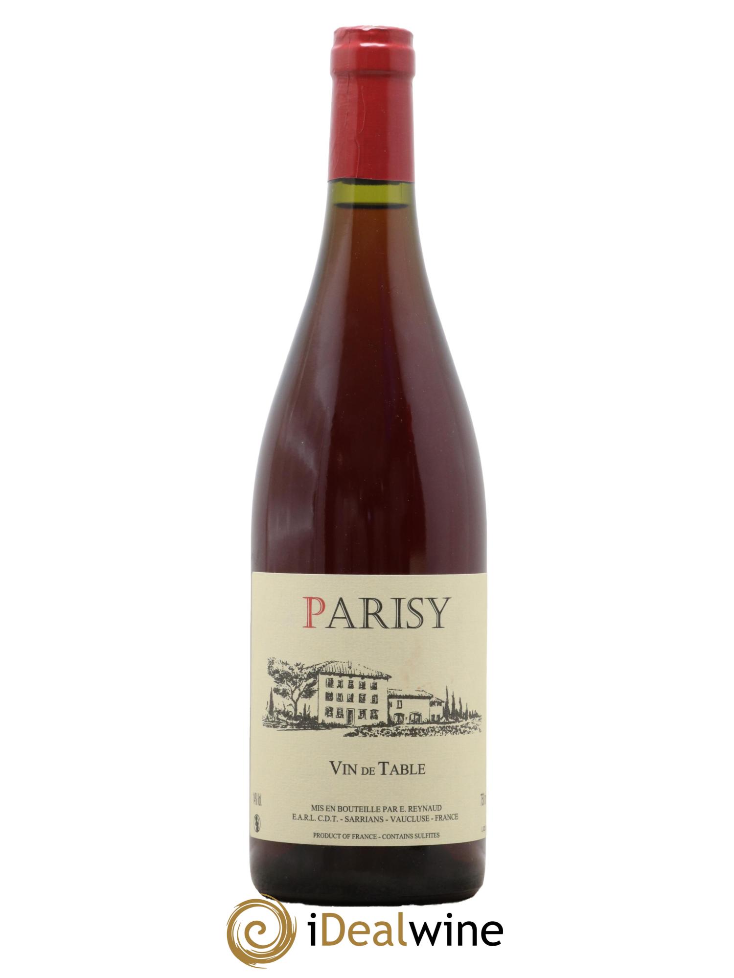 Vin de Table Parisy  Emmanuel Reynaud - Lot de 1 bouteille - 0