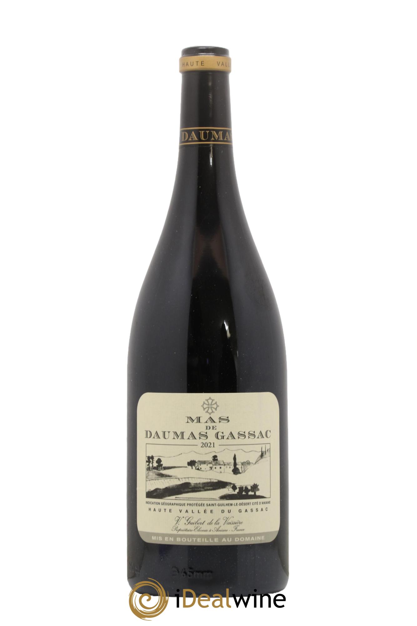 IGP St Guilhem-le-Désert - Cité d'Aniane Mas Daumas Gassac Famille Guibert de La Vaissière 2021 - Lot de 1 magnum - 0