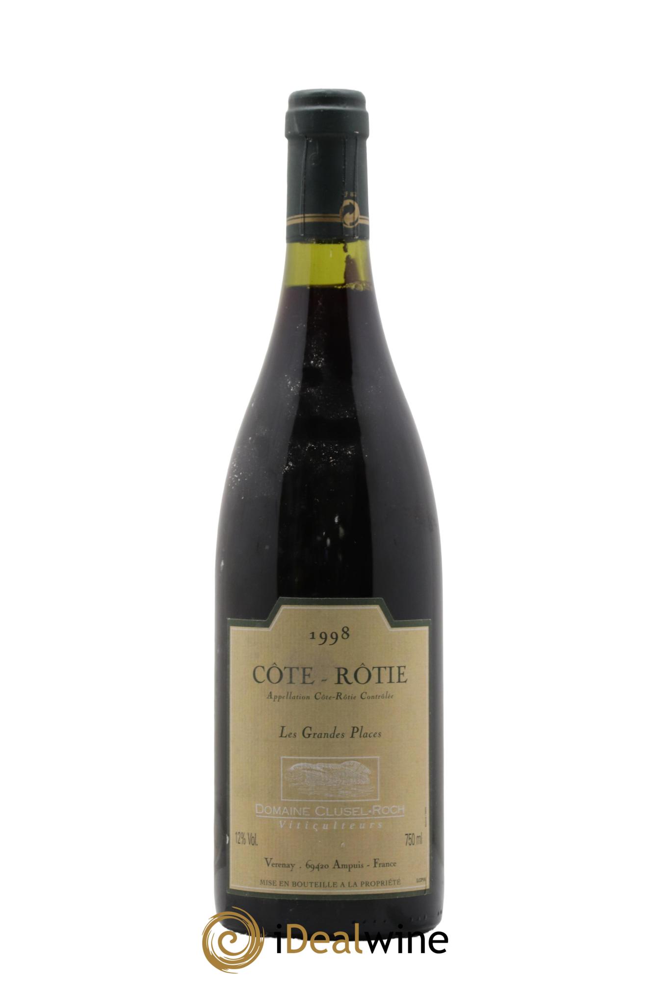 Côte-Rôtie Les Grandes Places Clusel-Roch 1998 - Lot de 1 bouteille - 0