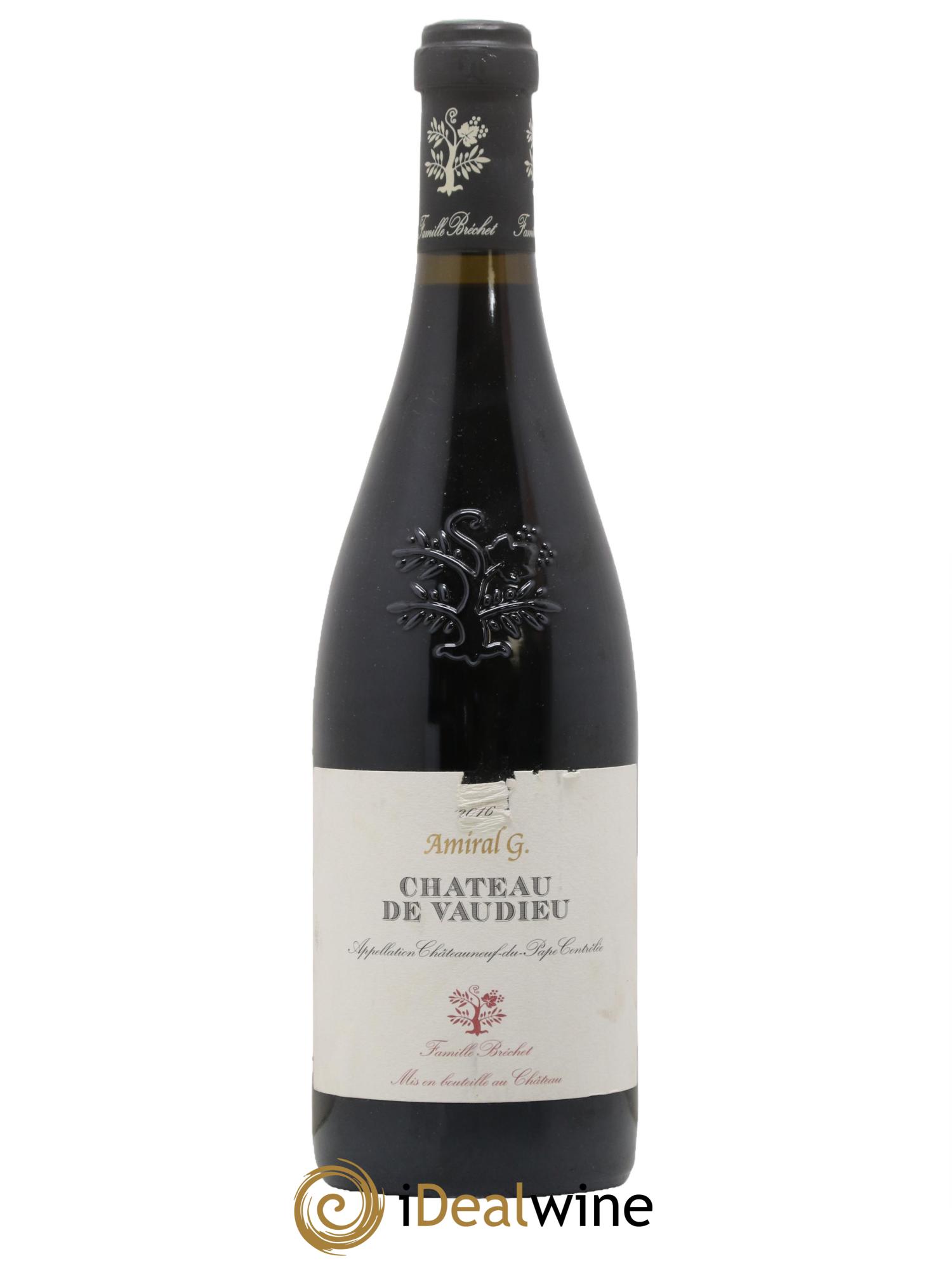 Châteauneuf-du-Pape Vaudieu Amiral G 2016 - Lot de 1 bouteille - 0