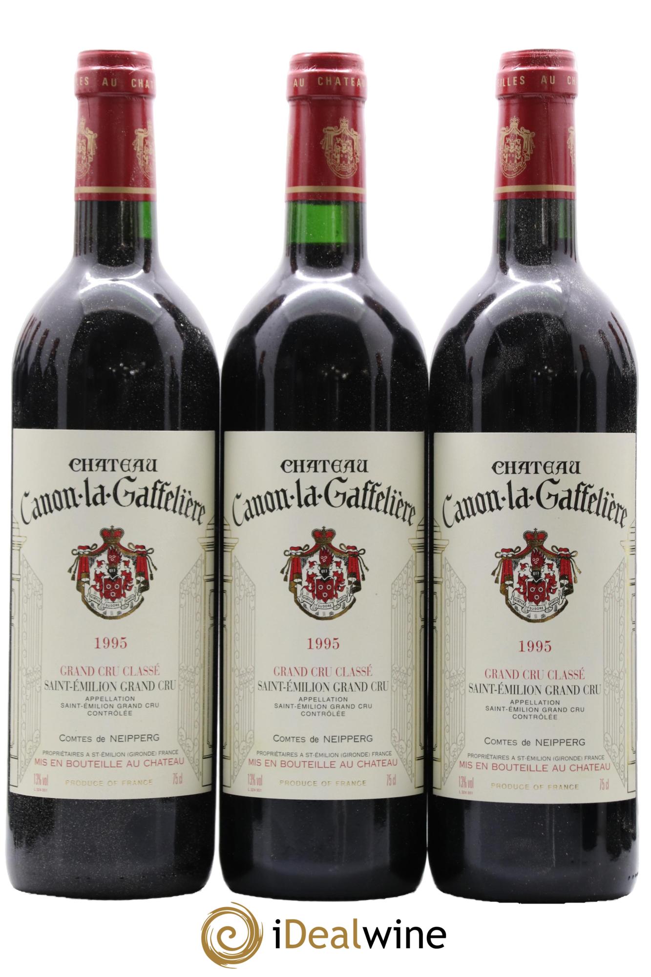 Château Canon la Gaffelière 1er Grand Cru Classé B 1995 - Lotto di 12 bottiglie - 1