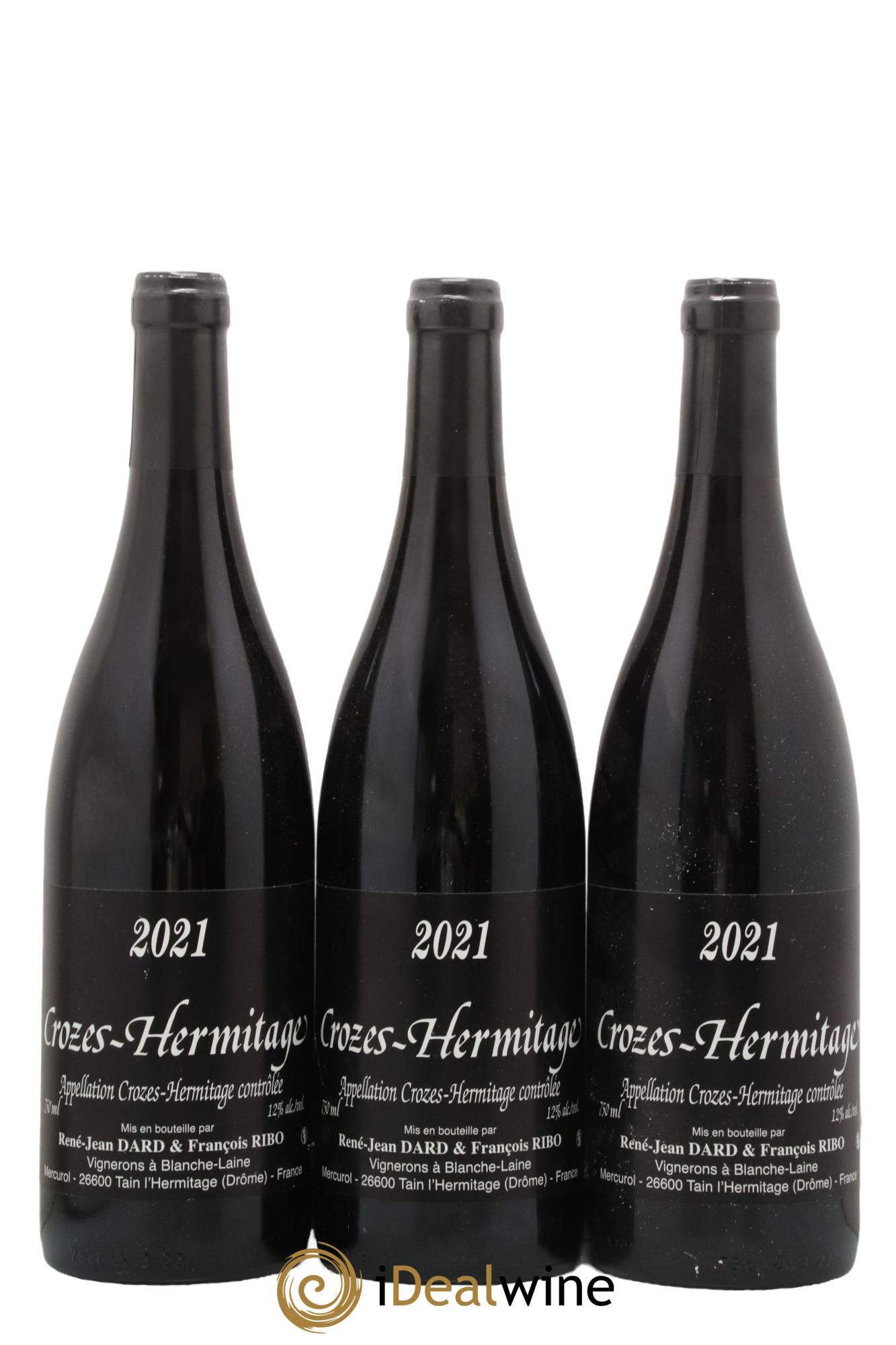 Crozes-Hermitage Dard et Ribo (Domaine) 2021 - Lot of 3 bottles - 0