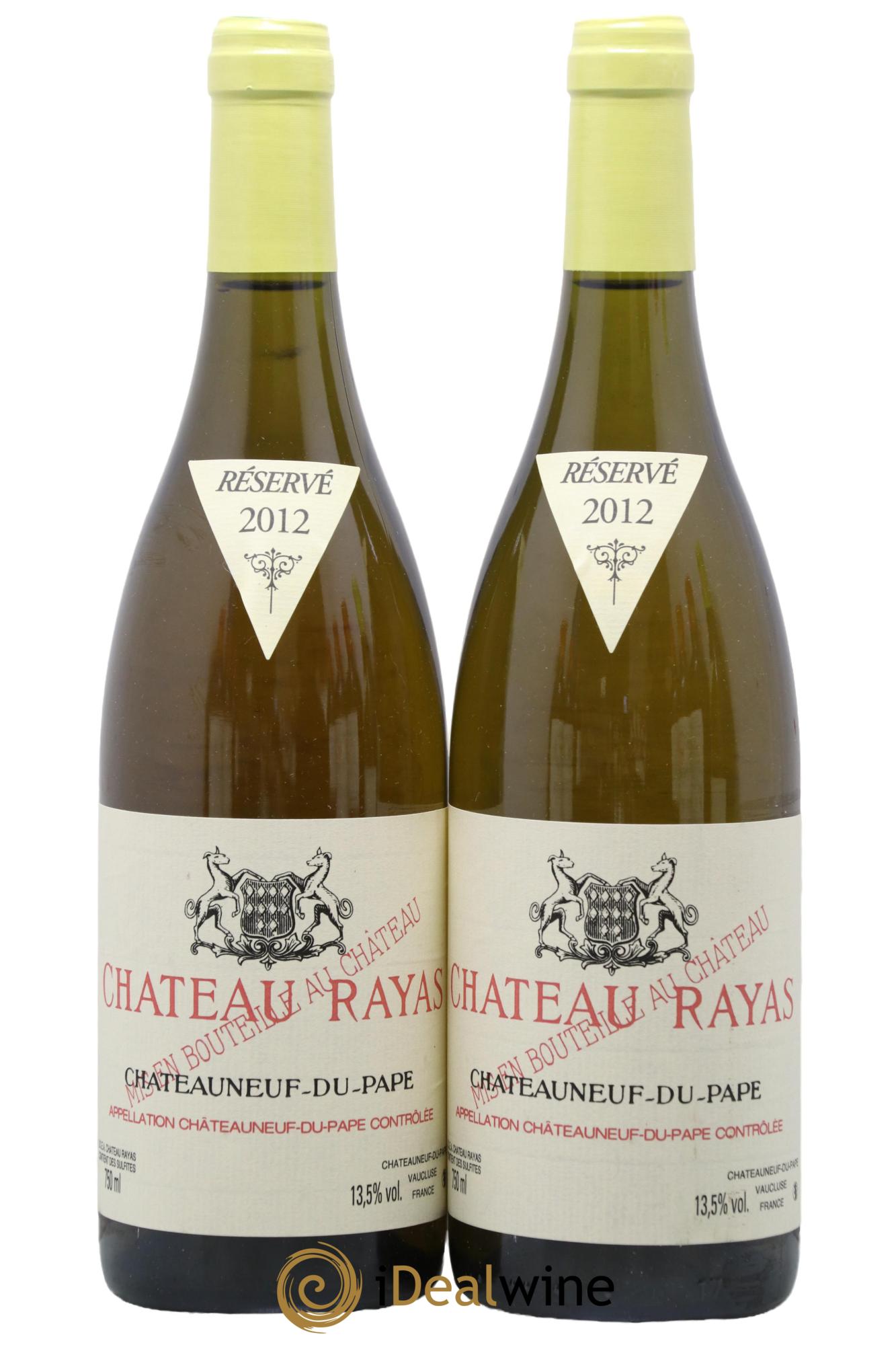 Châteauneuf-du-Pape Château Rayas Emmanuel Reynaud 2012 - Lotto di 2 bottiglie - 0