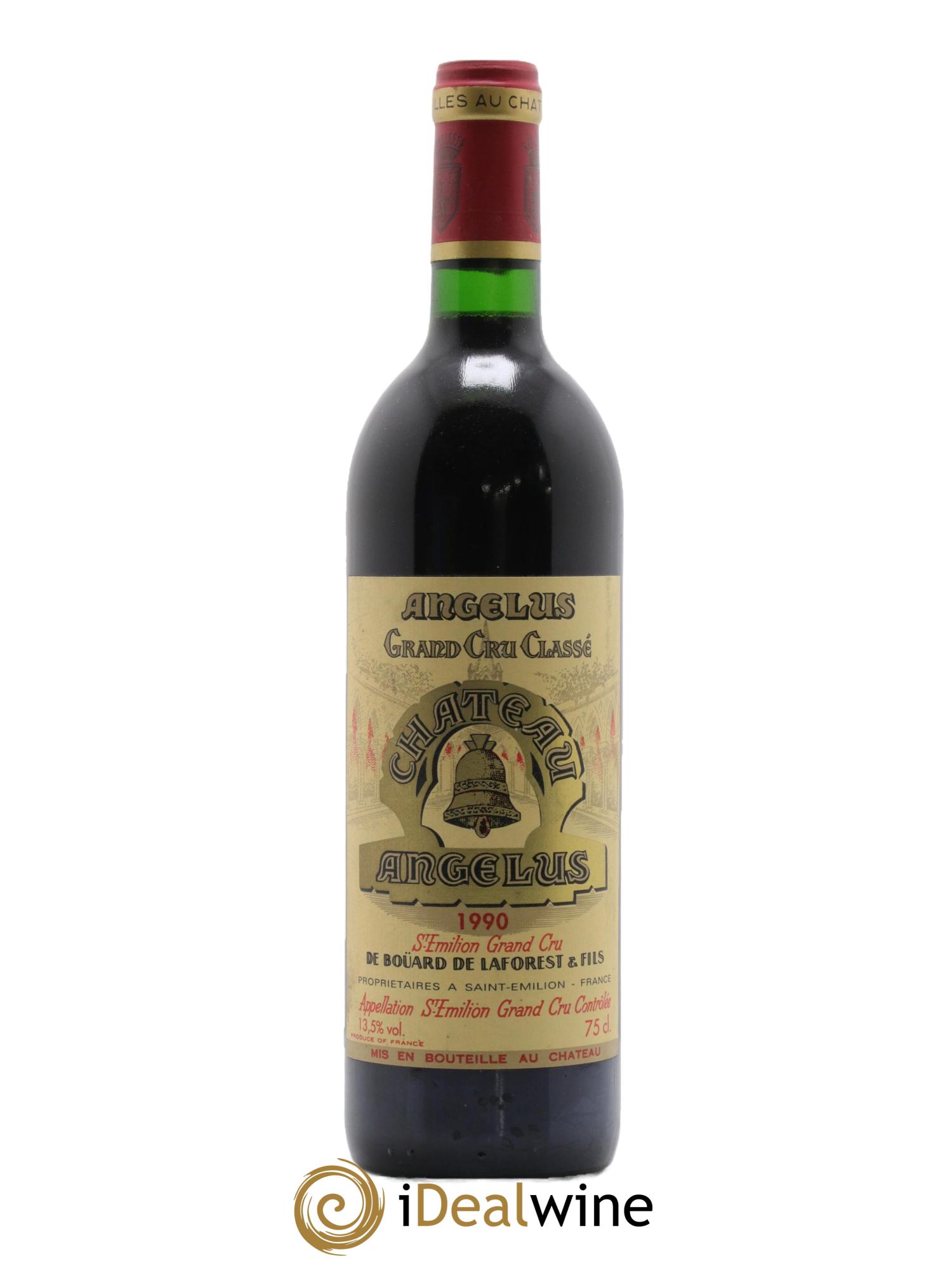 Château Angélus 1er Grand Cru Classé A 1990 - Lotto di 1 bottiglia - 0