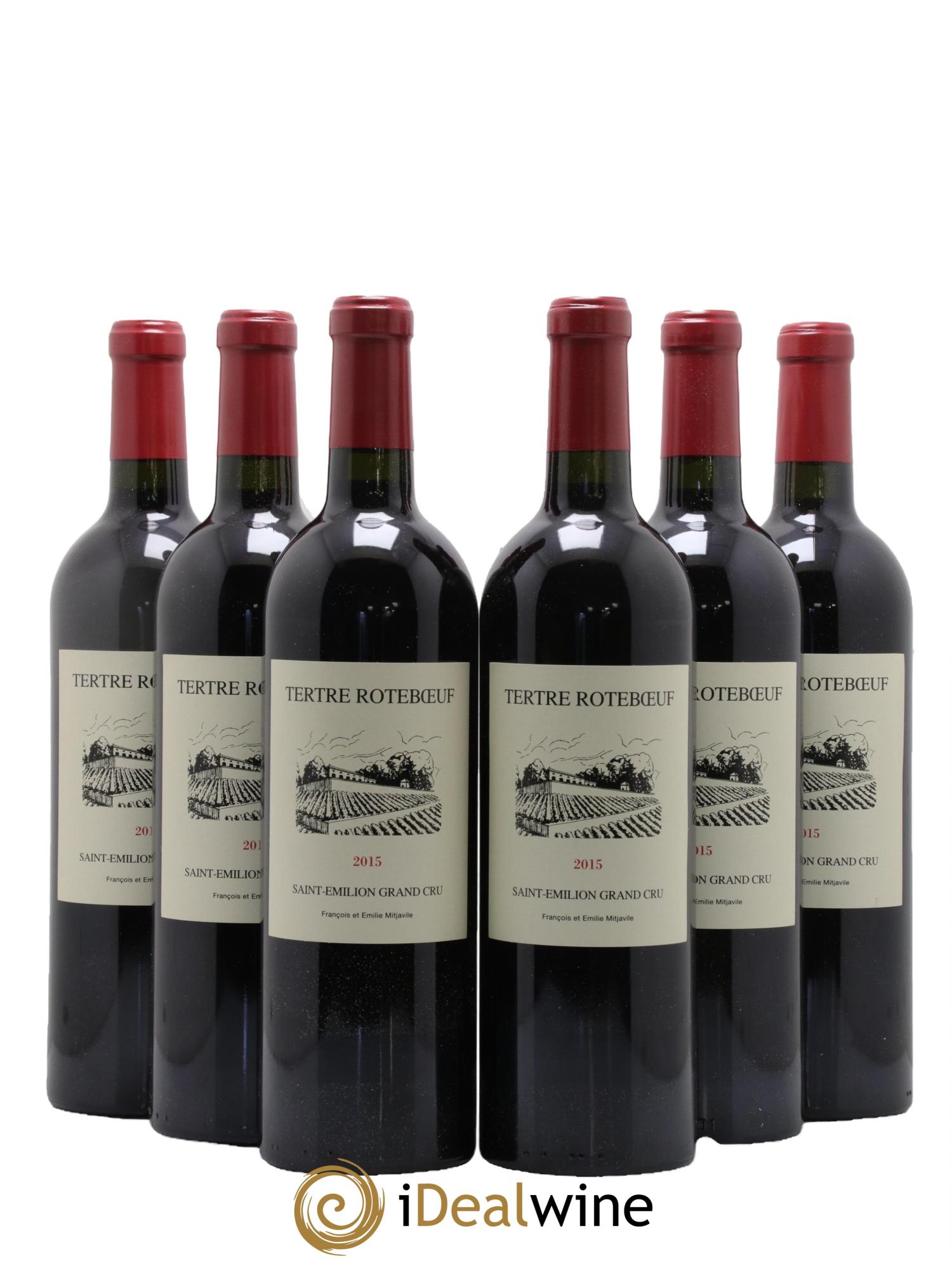 Château Tertre Roteboeuf 2015 - Lot of 6 bottles - 0