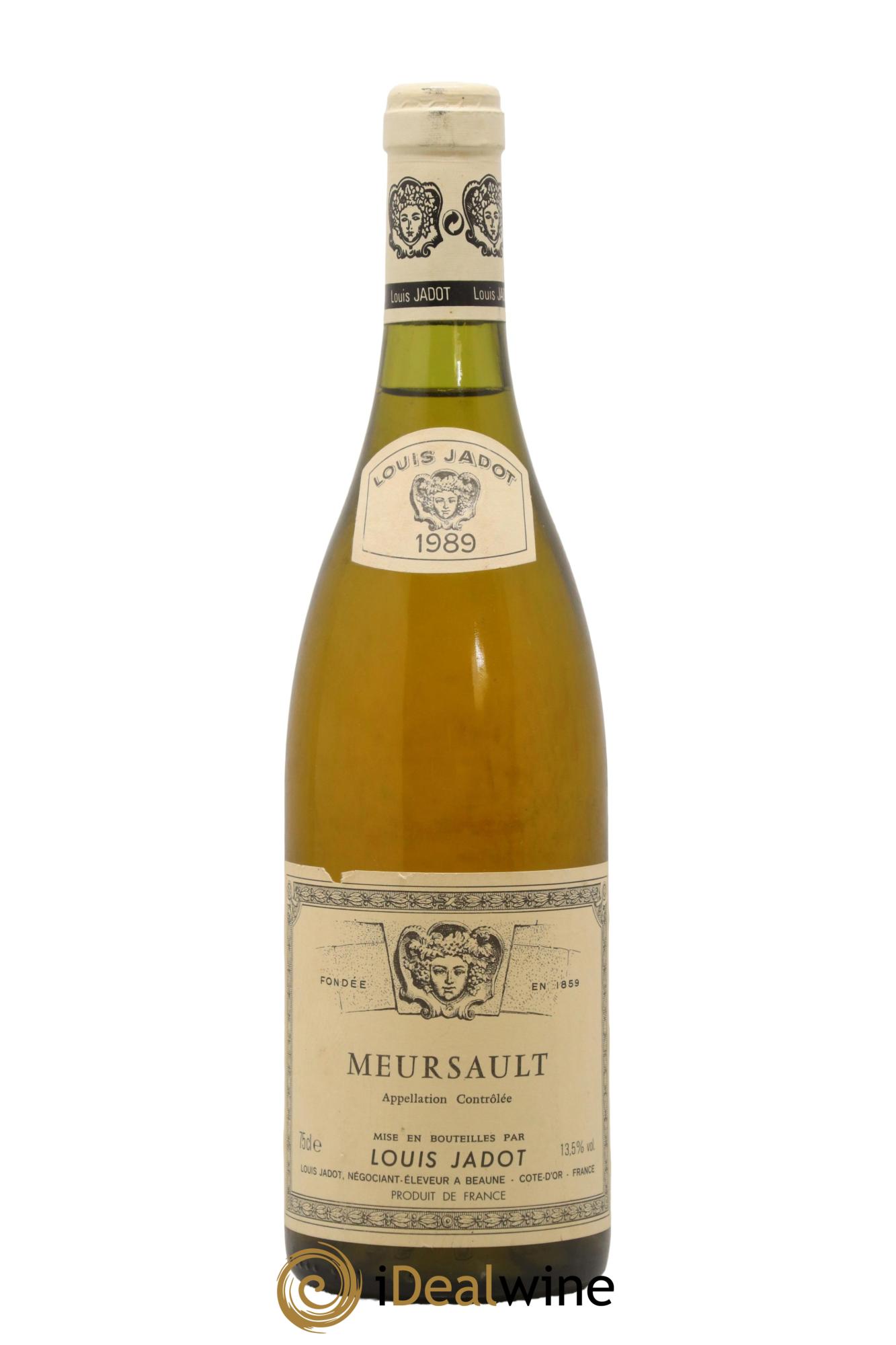 Meursault Maison Louis Jadot 1989 - Lot de 1 bouteille - 0