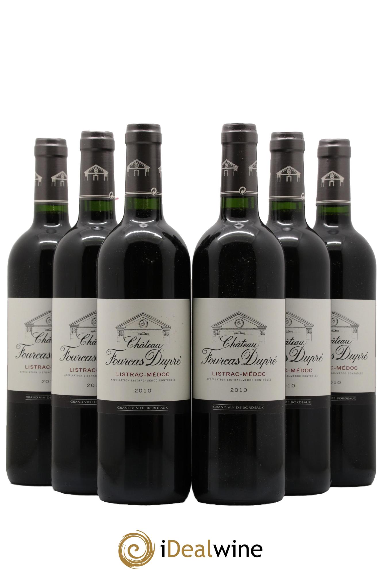 Château Fourcas Dupré 2010 - Lot of 6 bottles - 0