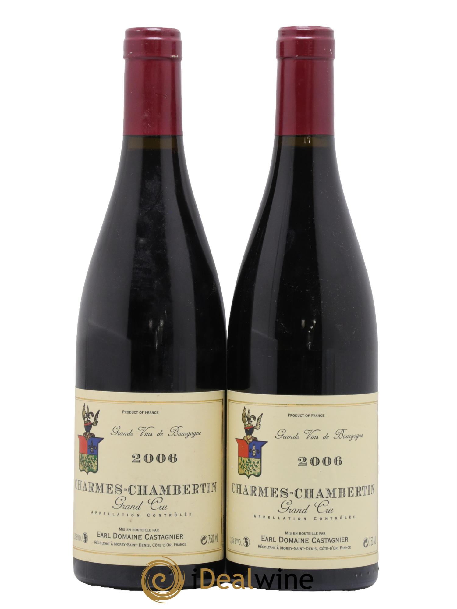 Charmes-Chambertin Grand Cru Castagnier (Domaine) 2006 - Lotto di 2 bottiglie - 0