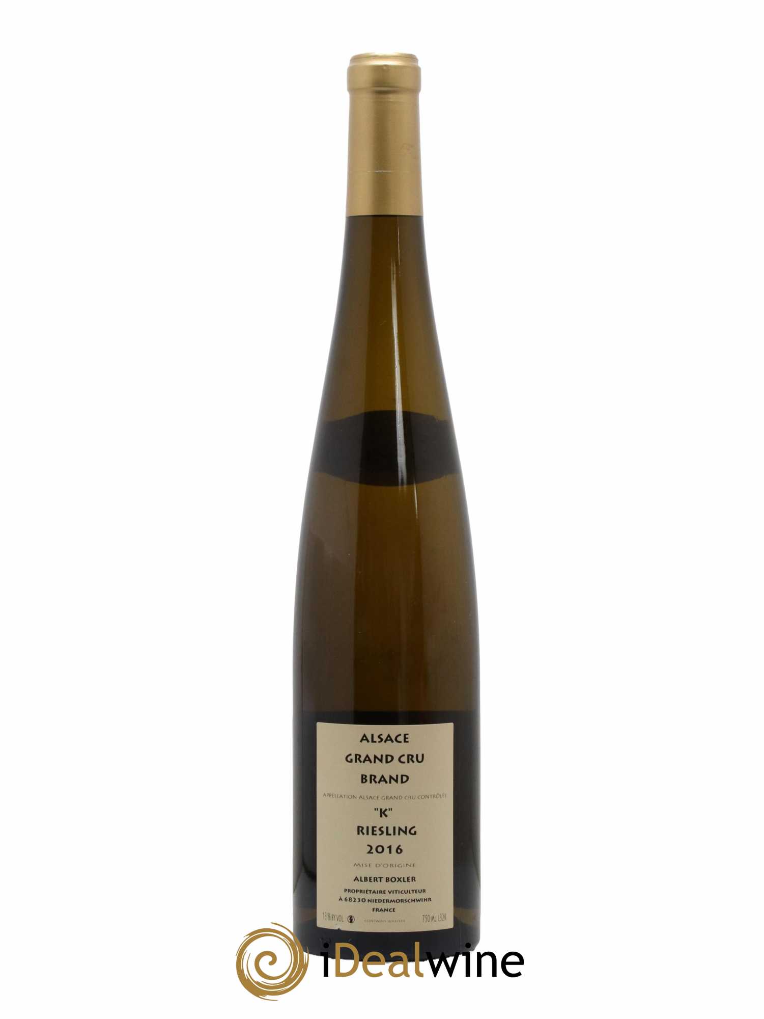 Alsace Riesling Grand Cru Brand K Albert Boxler 2016 - Posten von 1 Flasche - 1