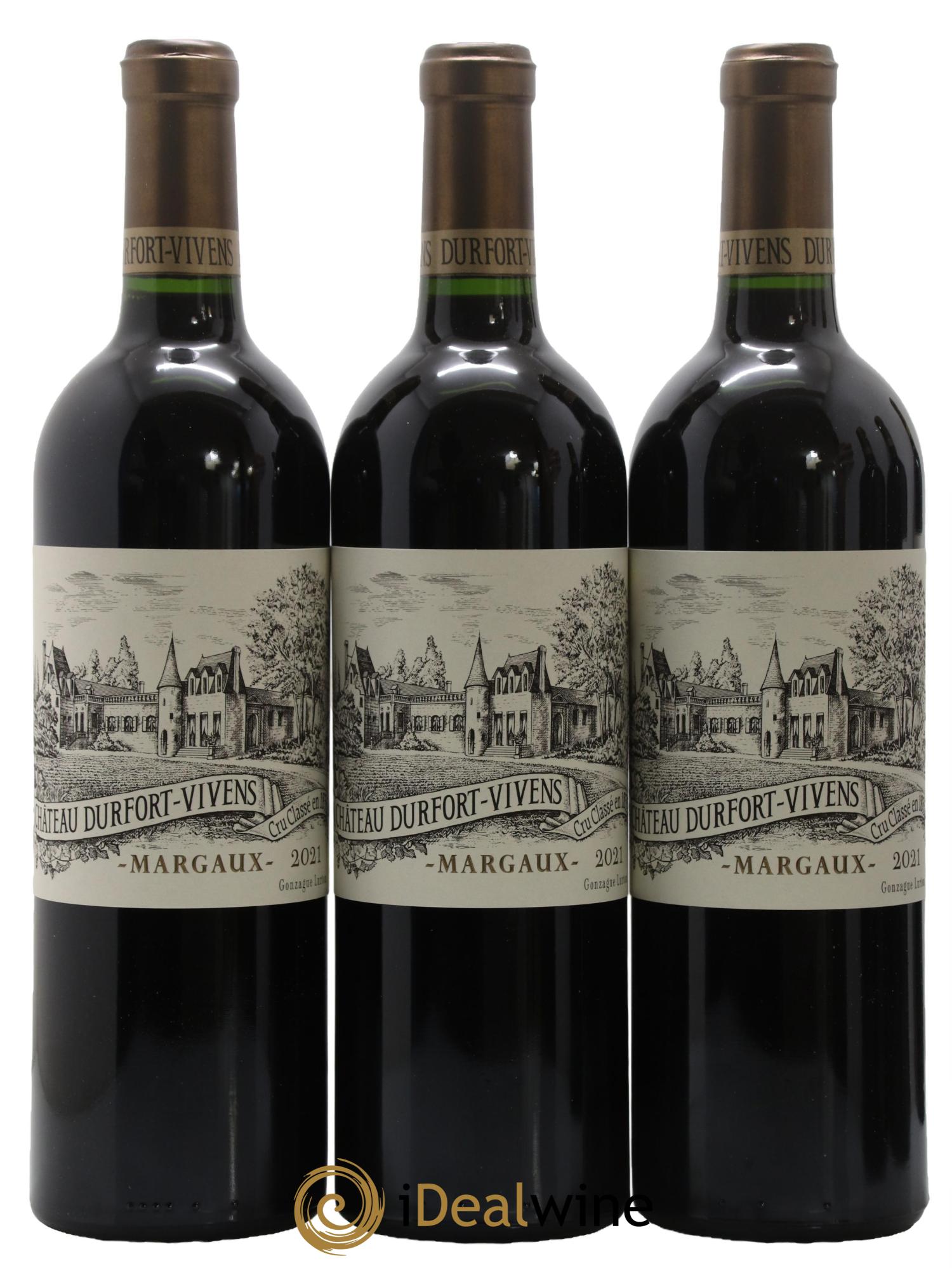 Château Durfort Vivens 2ème Grand Cru Classé 2021 - Lot de 6 bouteilles - 1