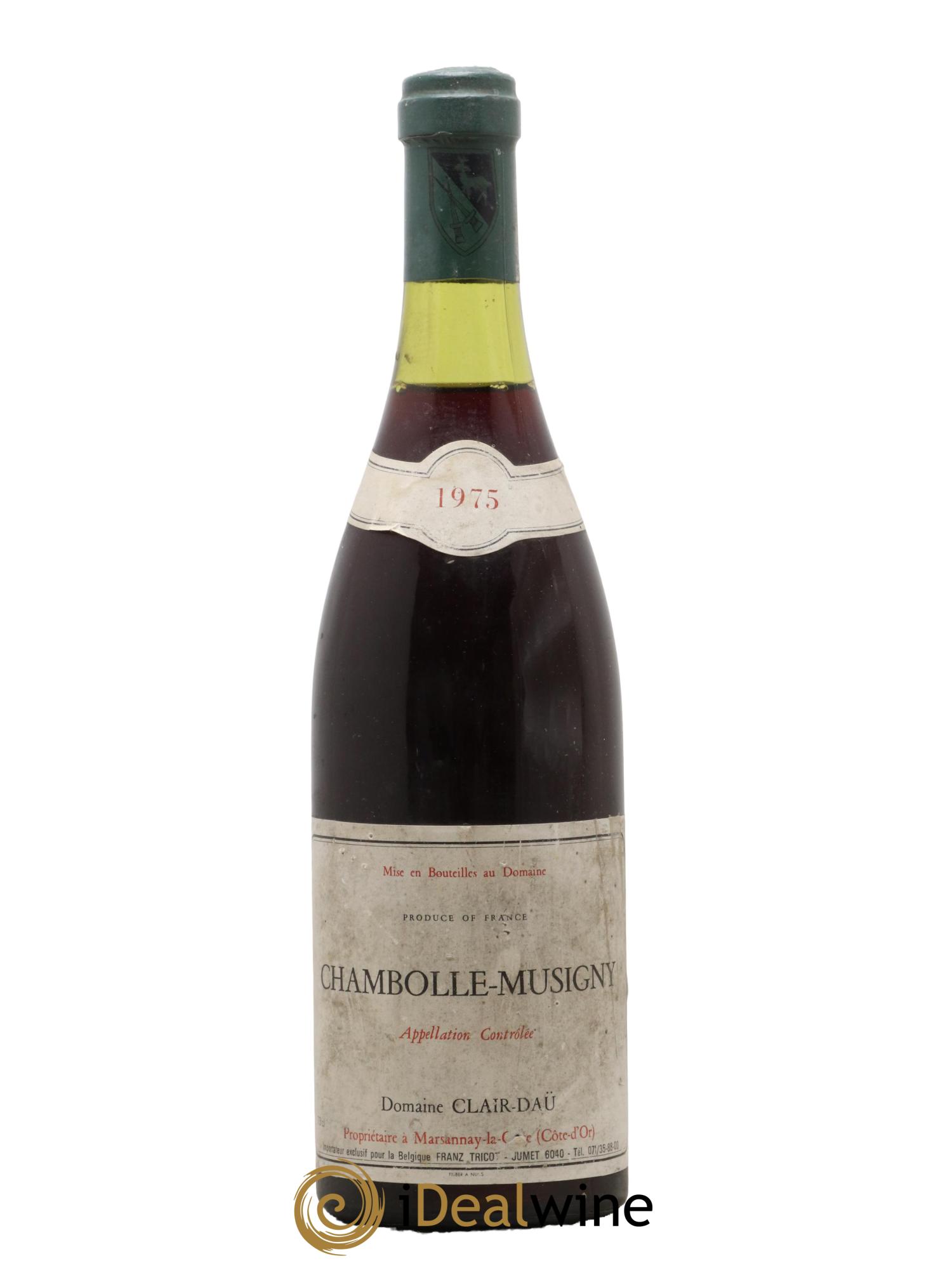 Chambolle-Musigny Clair Daü 1975 - Lot de 1 bouteille - 0