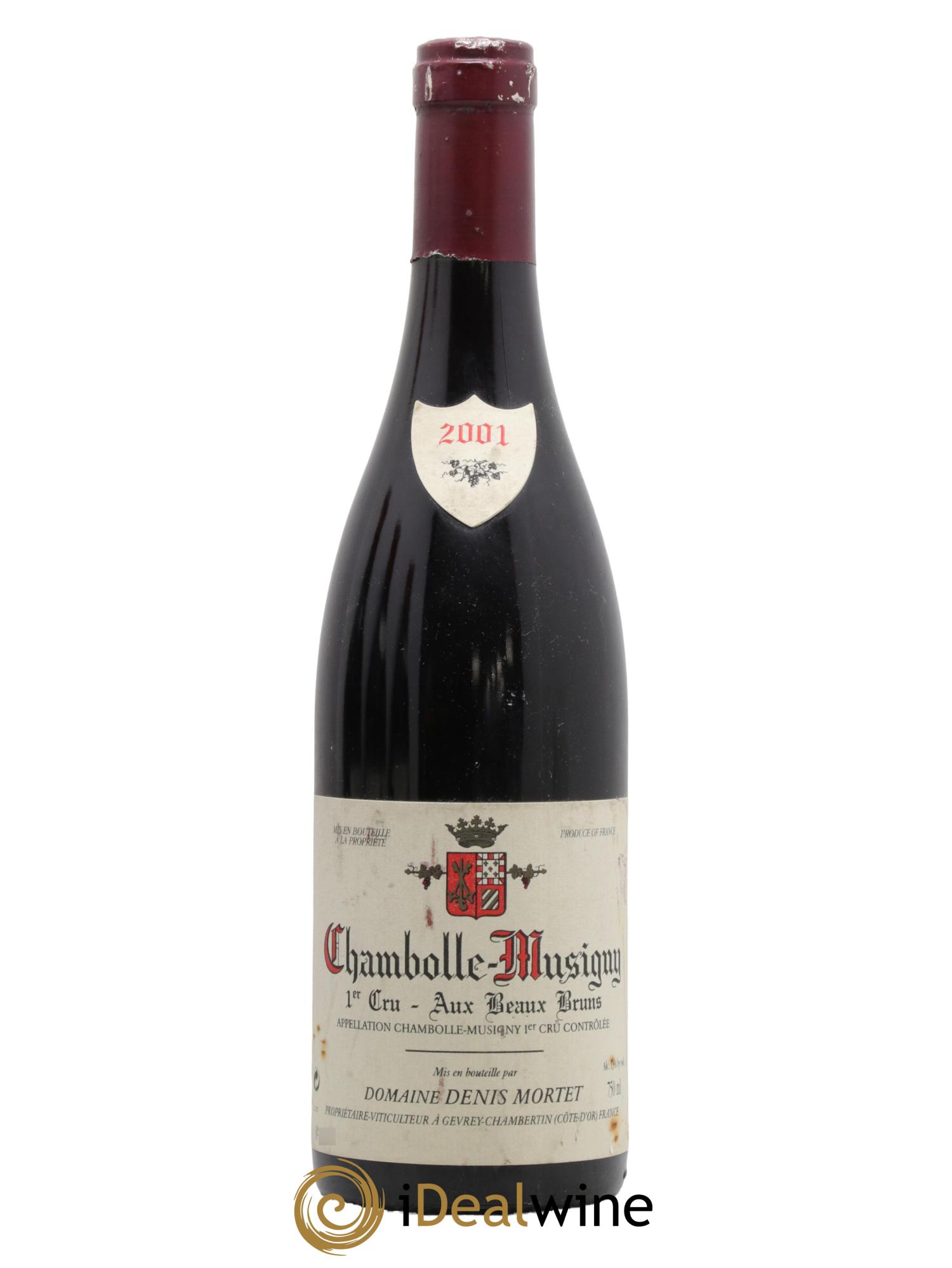 Chambolle-Musigny 1er Cru Aux Beaux Bruns Denis Mortet (Domaine)  2001 - Lotto di 1 bottiglia - 0