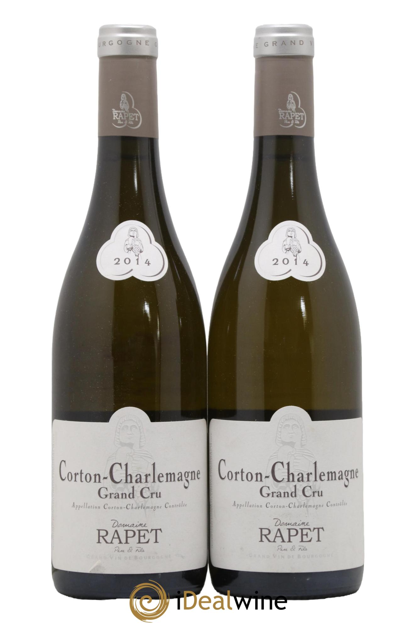 Corton-Charlemagne Grand Cru Rapet Père & Fils 2014 - Lotto di 2 bottiglie - 0