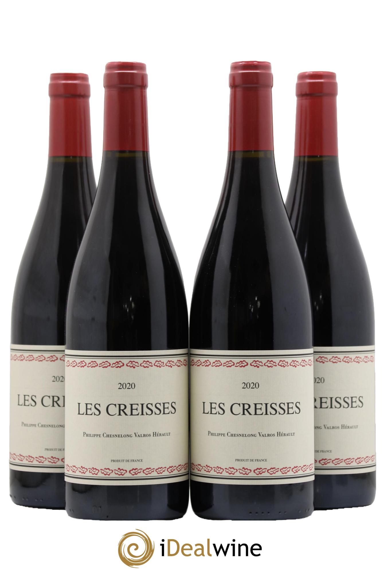 Vin de France Les Creisses Les Creisses (Domaine) 2020 - Lot de 4 bouteilles - 0