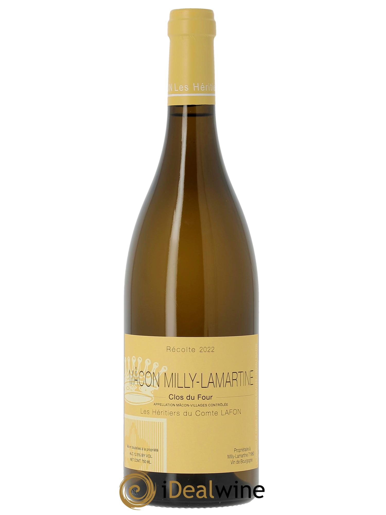 Mâcon Milly-Lamartine Clos du Four Héritiers du Comte Lafon (Domaine des)  2022 - Posten von 1 Flasche - 0