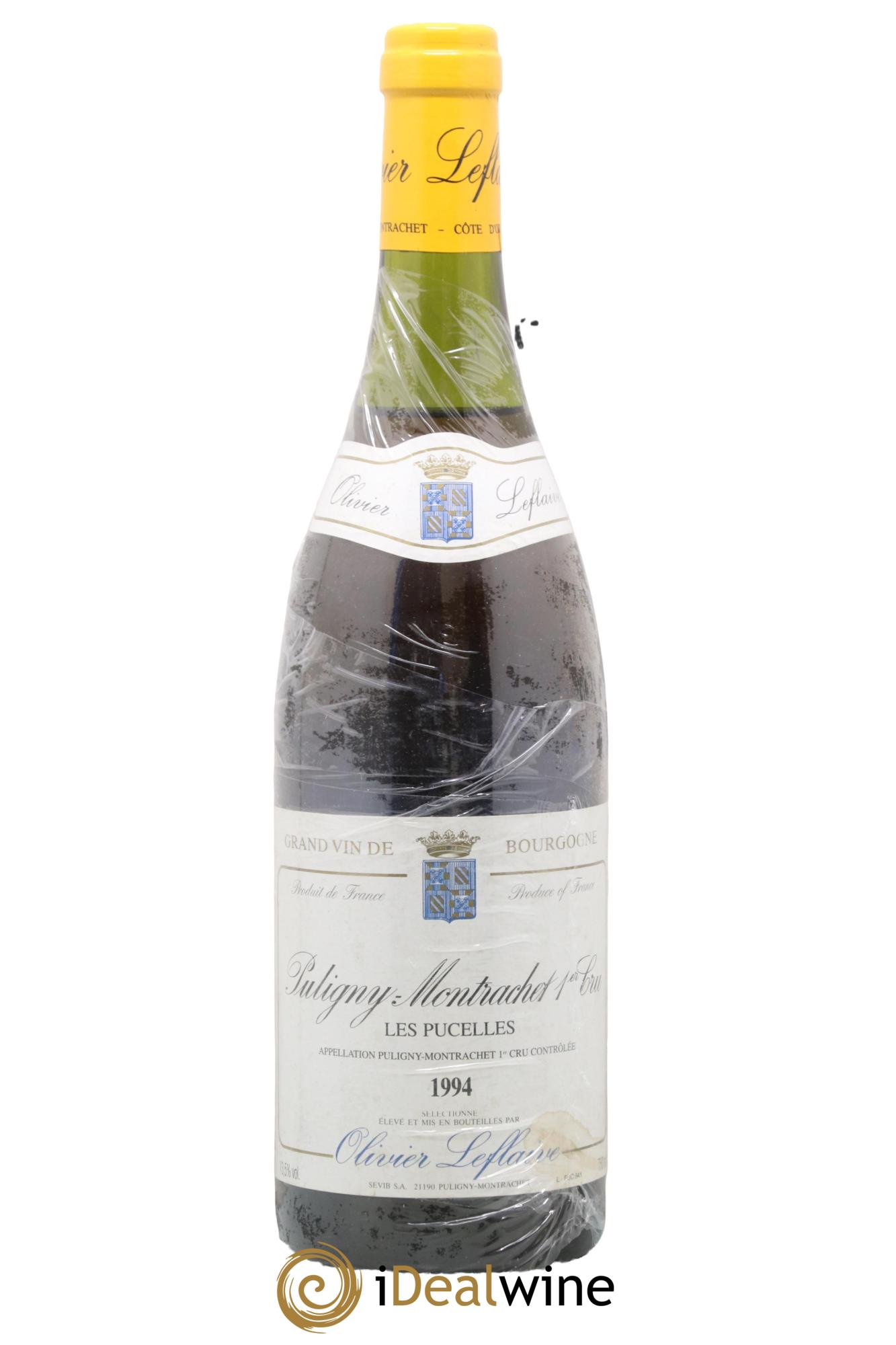 Puligny-Montrachet 1er Cru Les Pucelles Olivier Leflaive 1994 - Lot of 1 bottle - 0