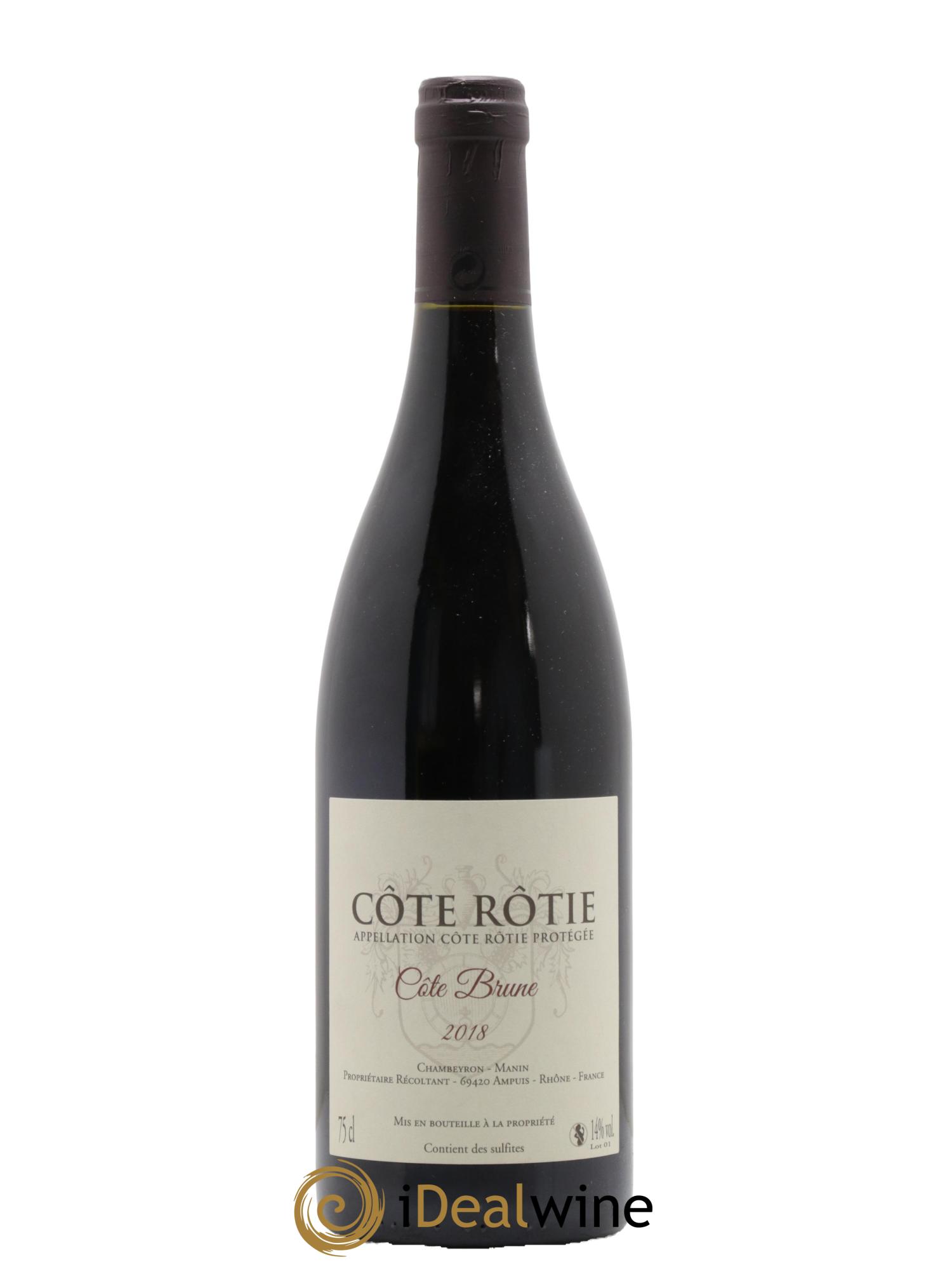 Côte-Rôtie Côte Brune Chambeyron Manin 2018 - Lot of 1 bottle - 0