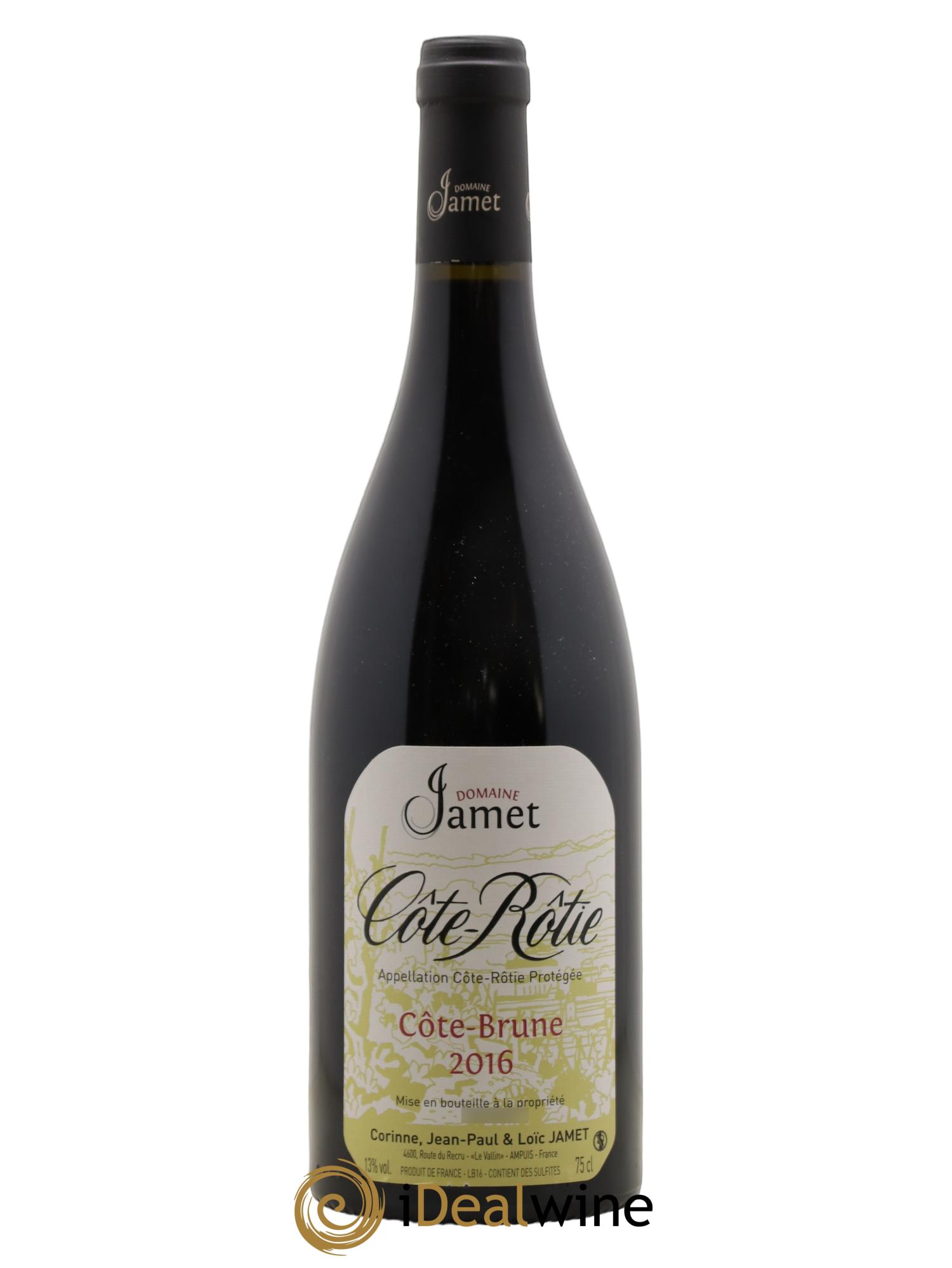 Côte-Rôtie Côte Brune Jamet (Domaine)  2016 - Posten von 1 Flasche - 0