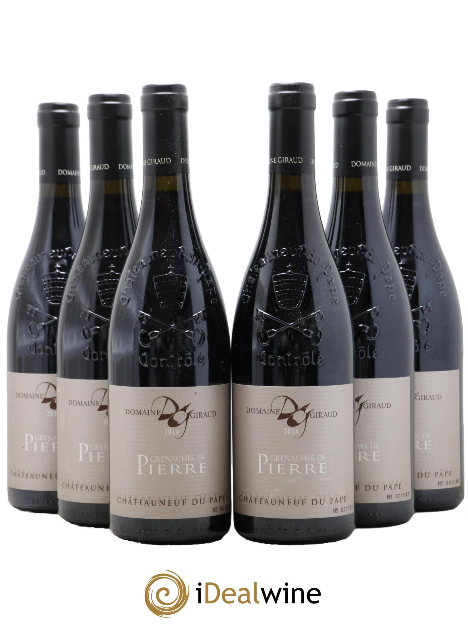 Châteauneuf-du-Pape Les Grenaches De Pierre Giraud (Domaine) 2014 - Lotto di 6 bottiglie - 0