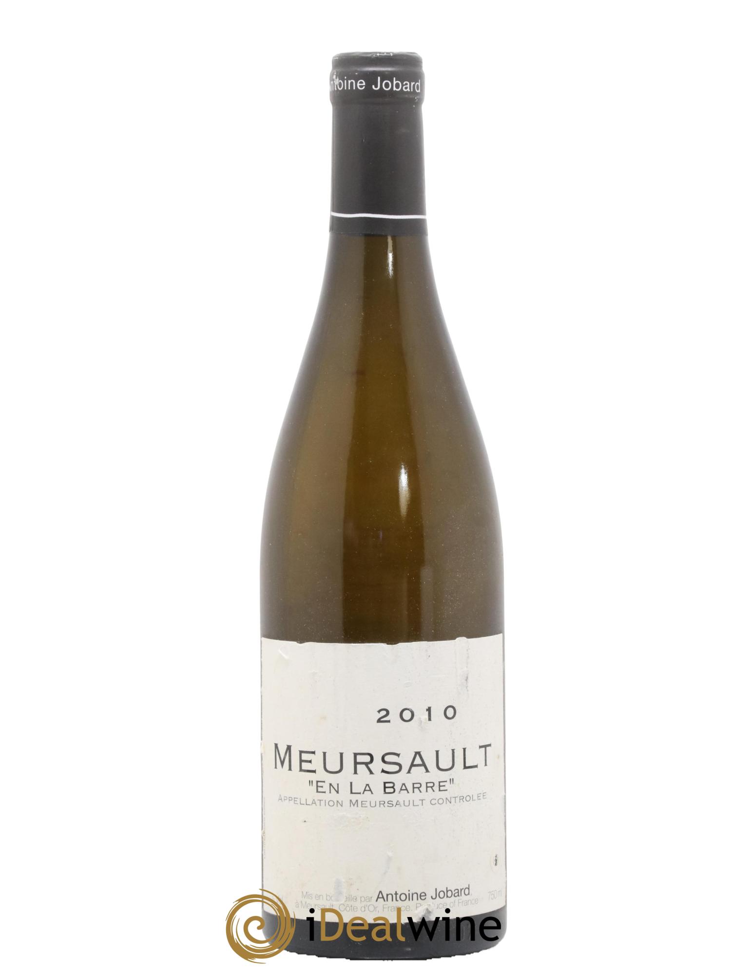 Meursault En la Barre François et Antoine Jobard (Domaine) 2010 - Posten von 1 Flasche - 0