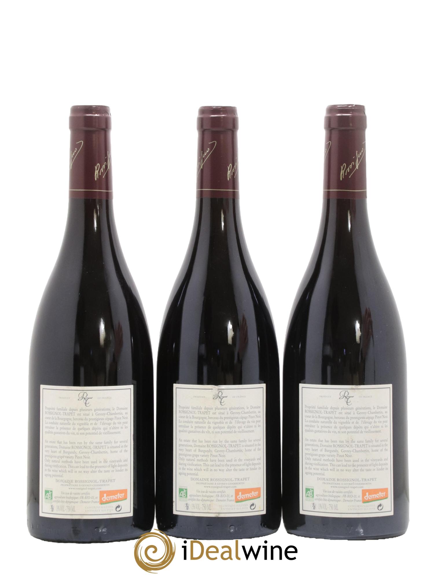 Latricières-Chambertin Grand Cru Rossignol-Trapet (Domaine) 2009 - Lot de 3 bouteilles - 1