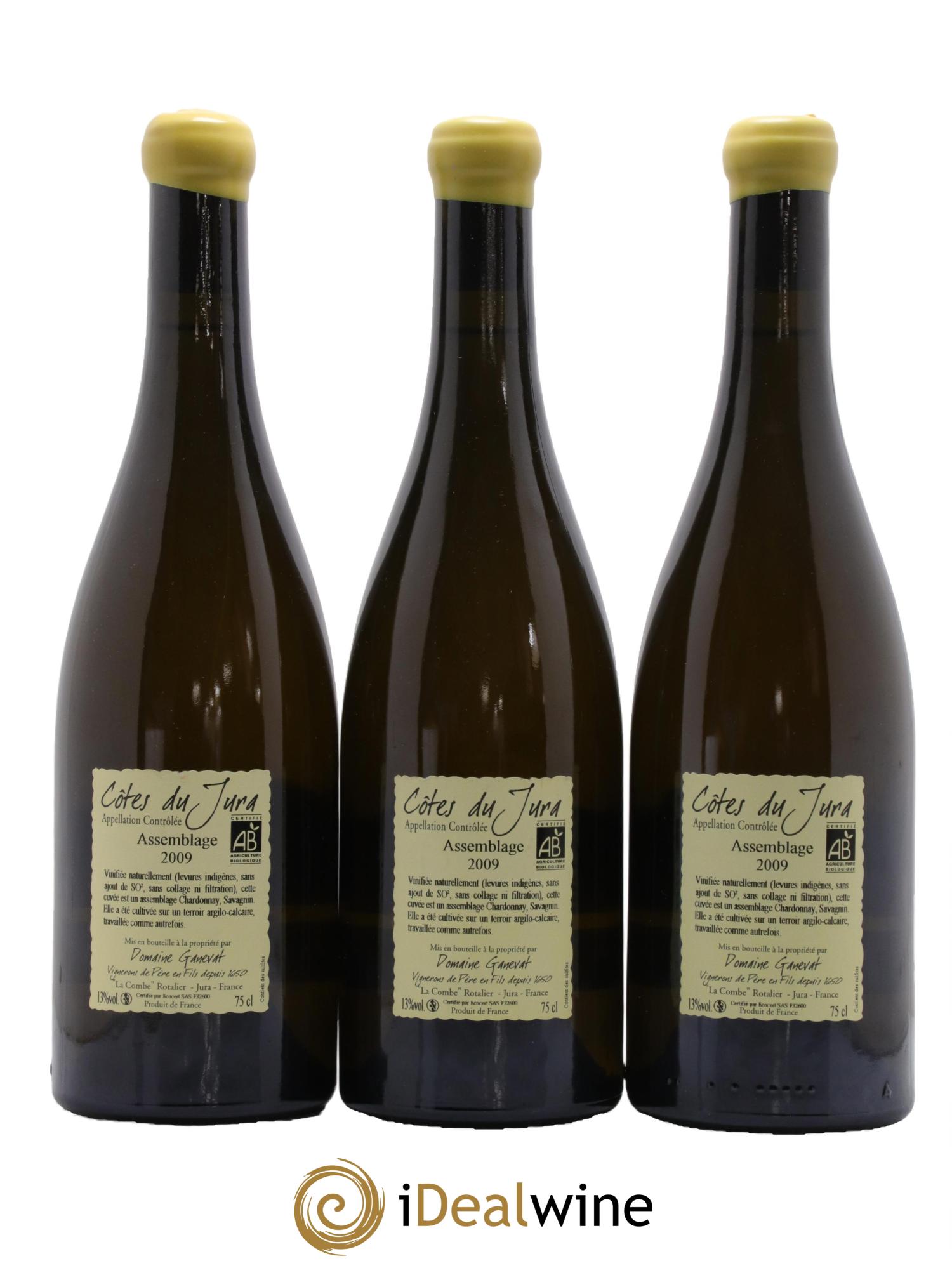 Côtes du Jura Cuvée Orégane Jean-François Ganevat (Domaine) 2009 - Lotto di 3 bottiglie - 1