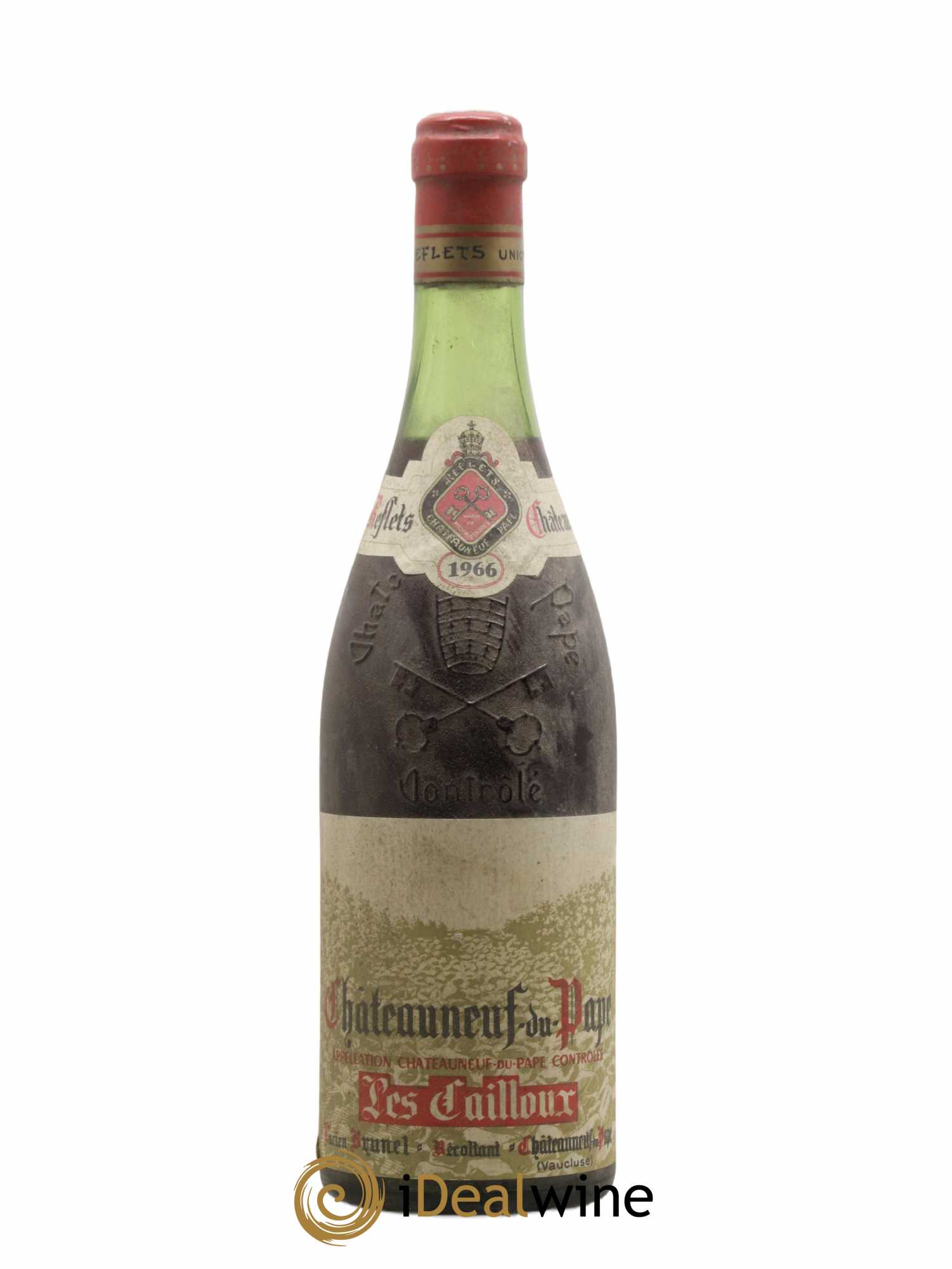 Châteauneuf-du-Pape Les Cailloux André Brunel  1966 - Lot de 1 bouteille - 0