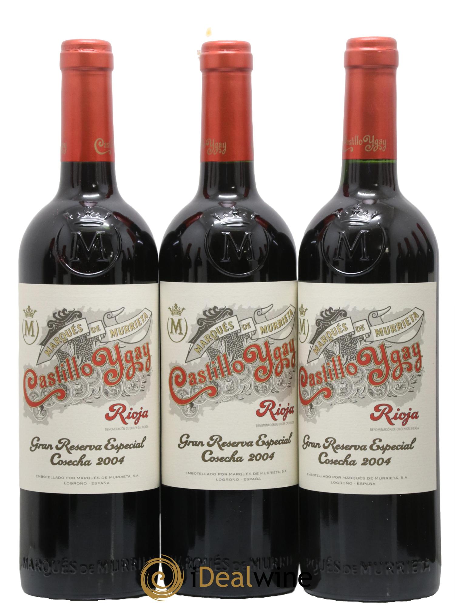 Rioja DOCA Castillo Ygay Gran Reserva Especial Marqués de Murrieta 2004 - Lot de 6 bouteilles - 2