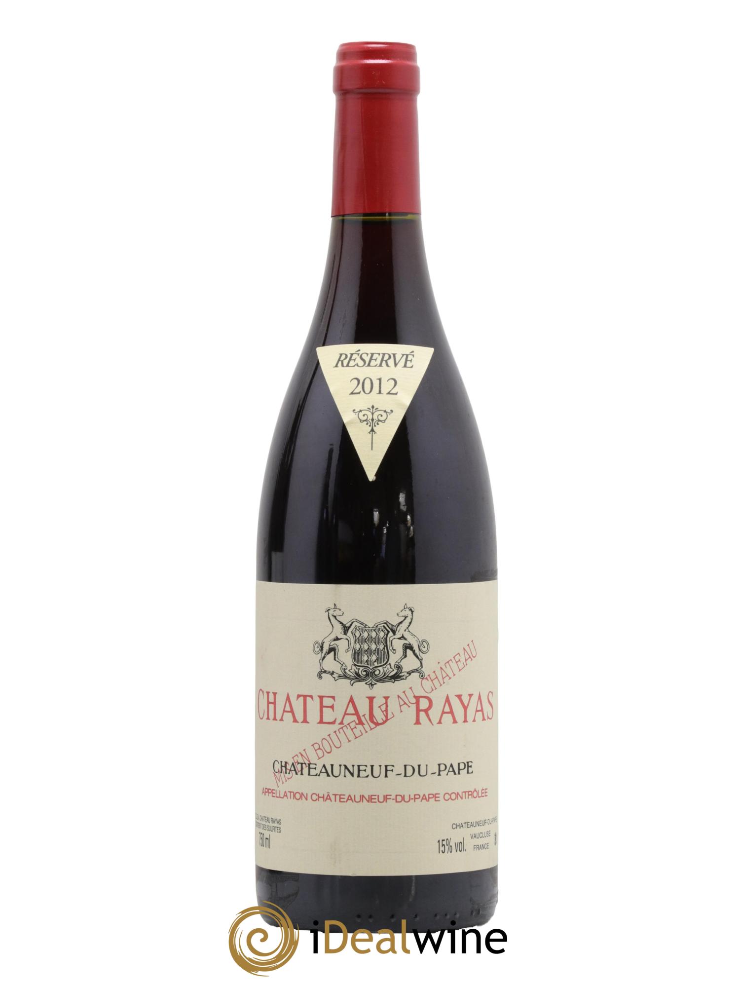 Châteauneuf-du-Pape Château Rayas Emmanuel Reynaud  2012 - Lot de 1 bouteille - 0