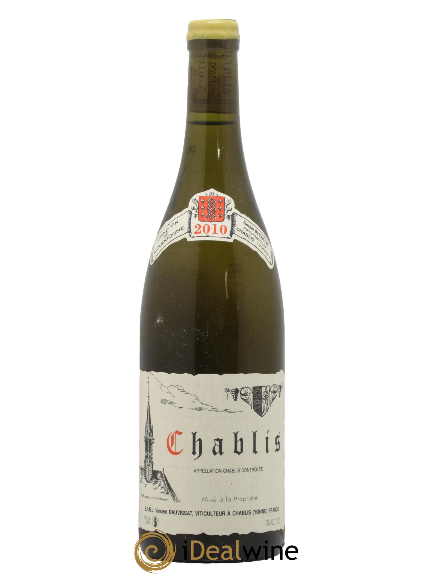 Chablis Vincent Dauvissat (Domaine) 2010 - Lot of 1 bottle - 0