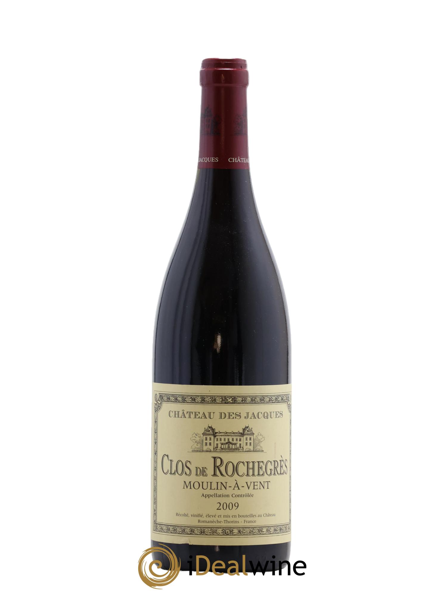 Moulin à Vent Clos de Rochegrès Château des Jacques 2009 - Lot of 1 bottle - 0