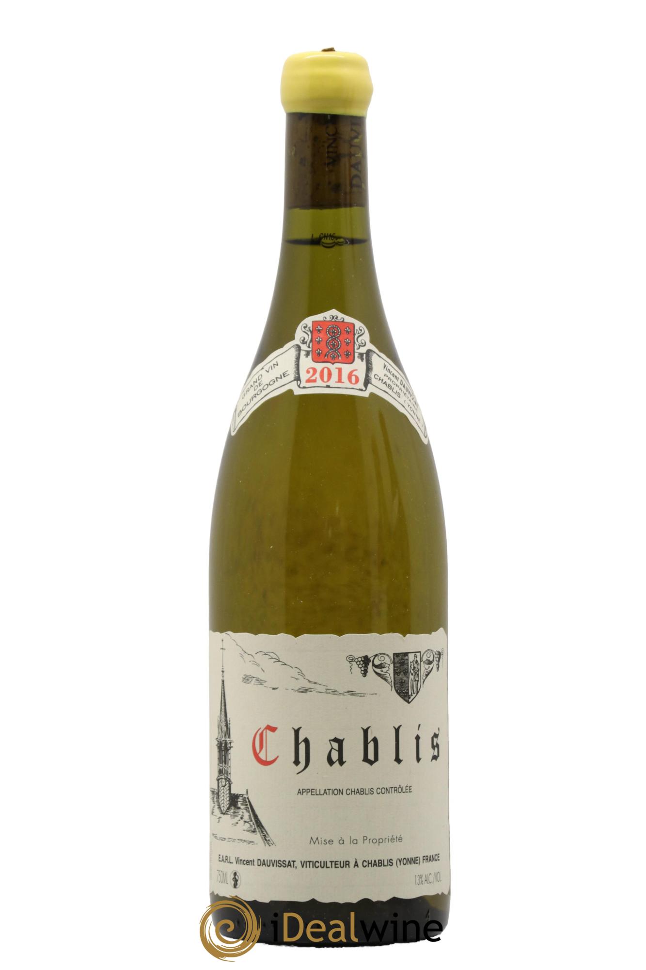 Chablis Vincent Dauvissat (Domaine)  2016 - Lotto di 1 bottiglia - 0