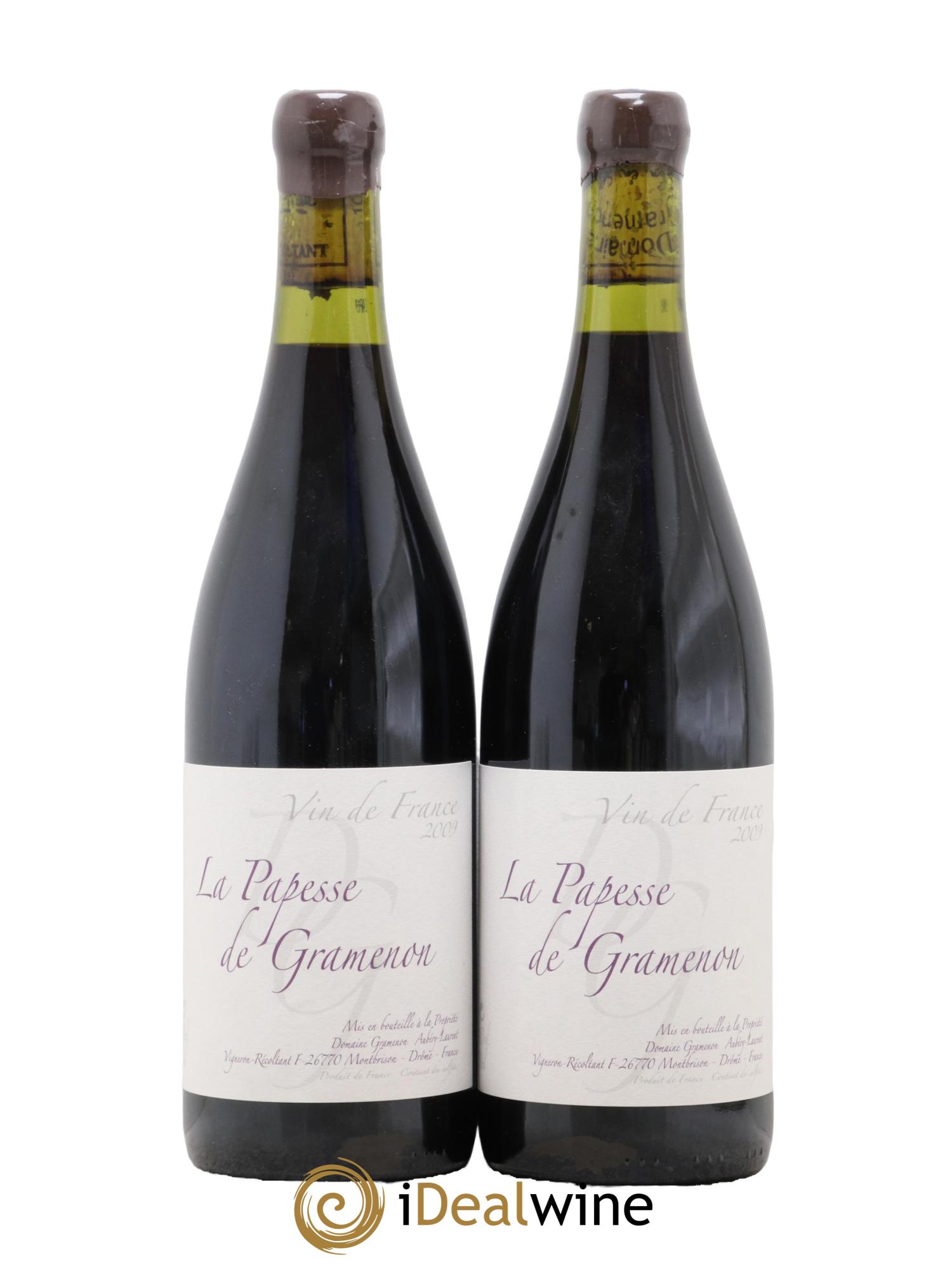 Vin de France La Papesse Gramenon (Domaine)  2009 - Lotto di 2 bottiglie - 0