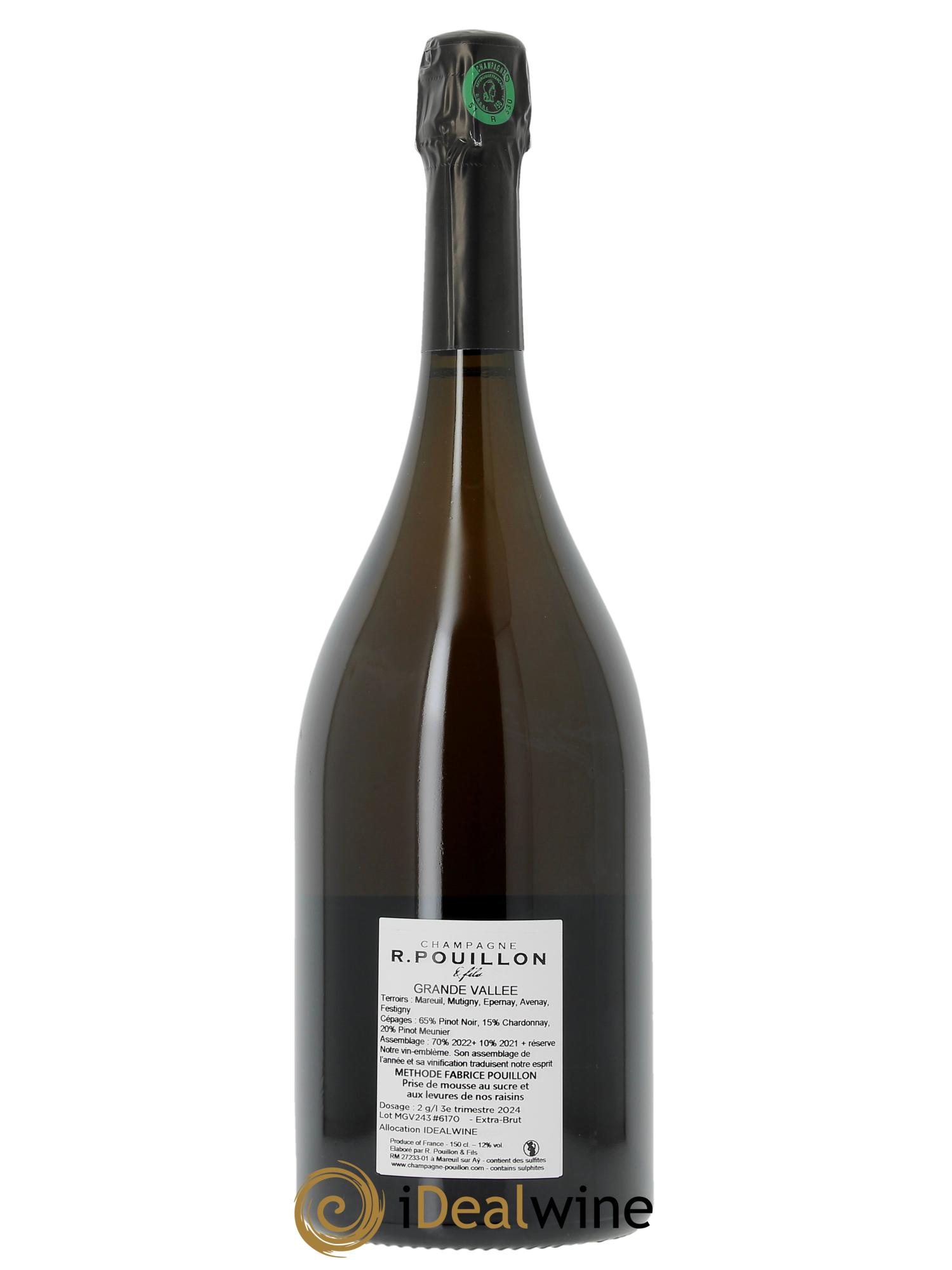 Grande Vallée Extra-Brut R. Pouillon & fils  - Posten von 1 Magnum - 2