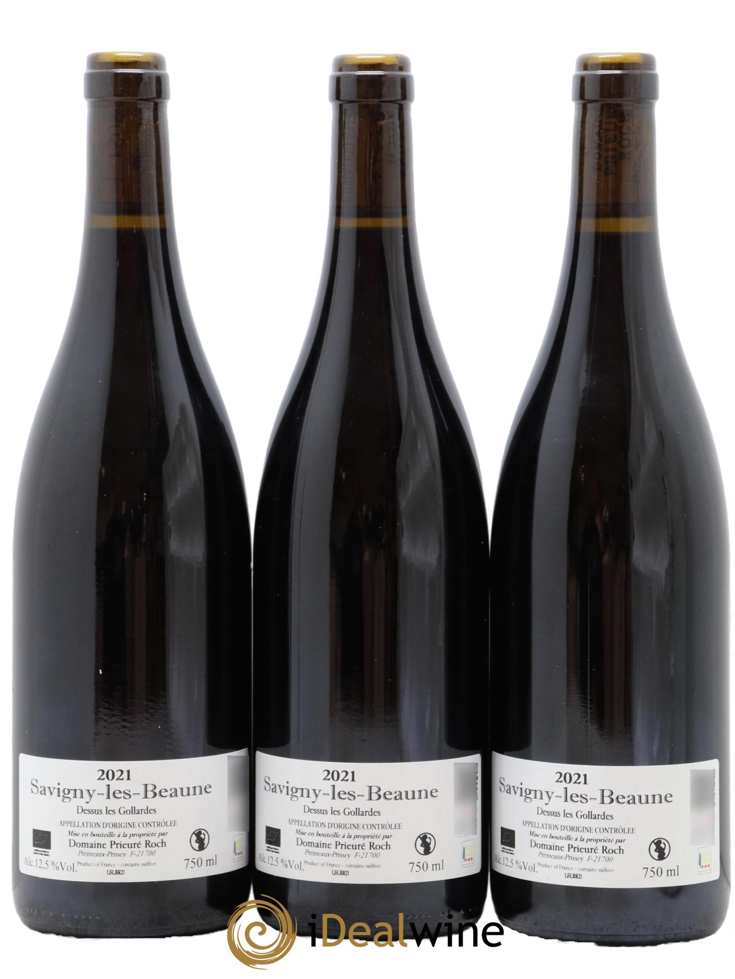 Savigny-lès-Beaune Dessus Les Gollardes Prieuré Roch  2021 - Lot de 3 bouteilles - 1