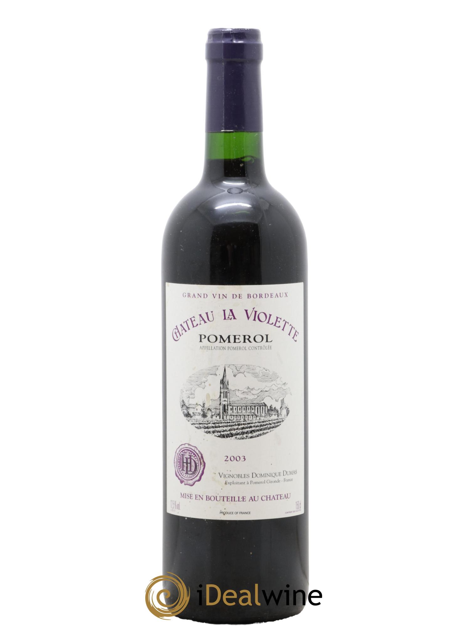 Château la Violette  2003 - Posten von 1 Flasche - 0