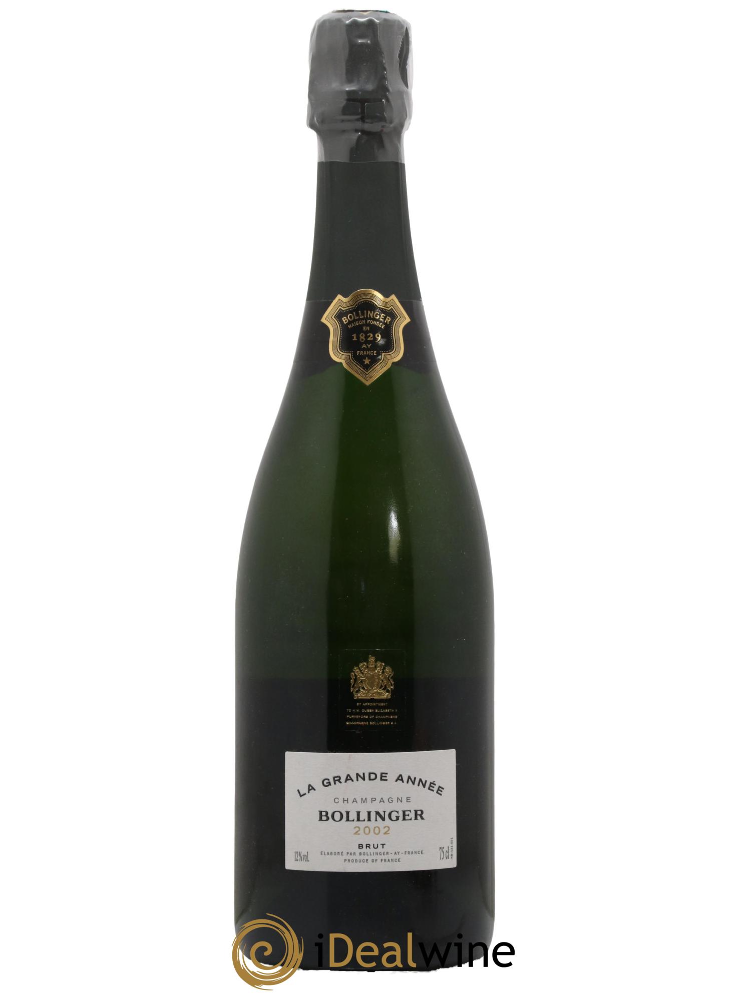 Grande Année Bollinger 2002 - Lotto di 1 bottiglia - 0