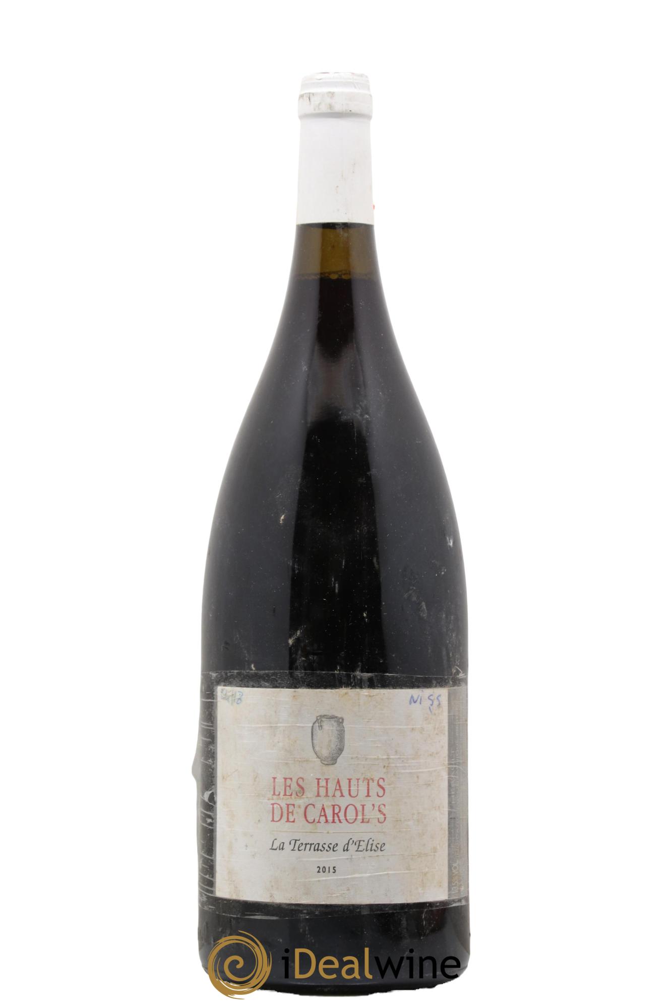 IGP Pays d'Hérault Les Hauts de Carol's Terrasse d'Elise (Domaine de la) 2015 - Lot de 1 magnum - 0