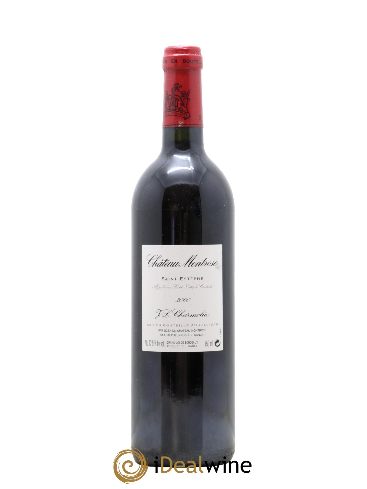 Château Montrose 2ème Grand Cru Classé 2000 - Lot de 1 bouteille - 1