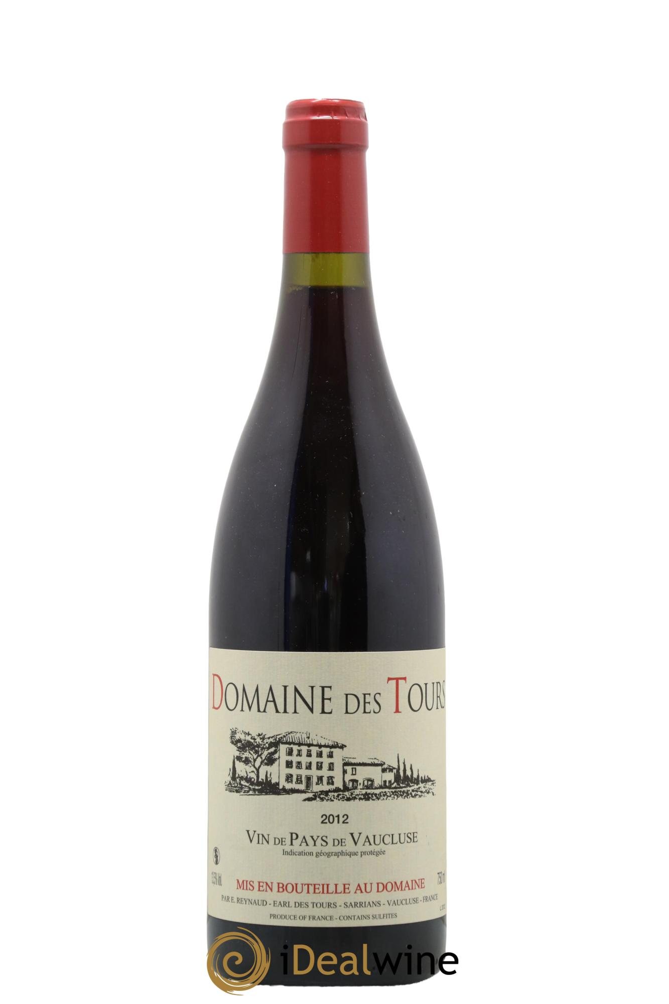 IGP Vaucluse (Vin de Pays de Vaucluse) Domaine des Tours Emmanuel Reynaud 2012 - Lotto di 1 bottiglia - 0