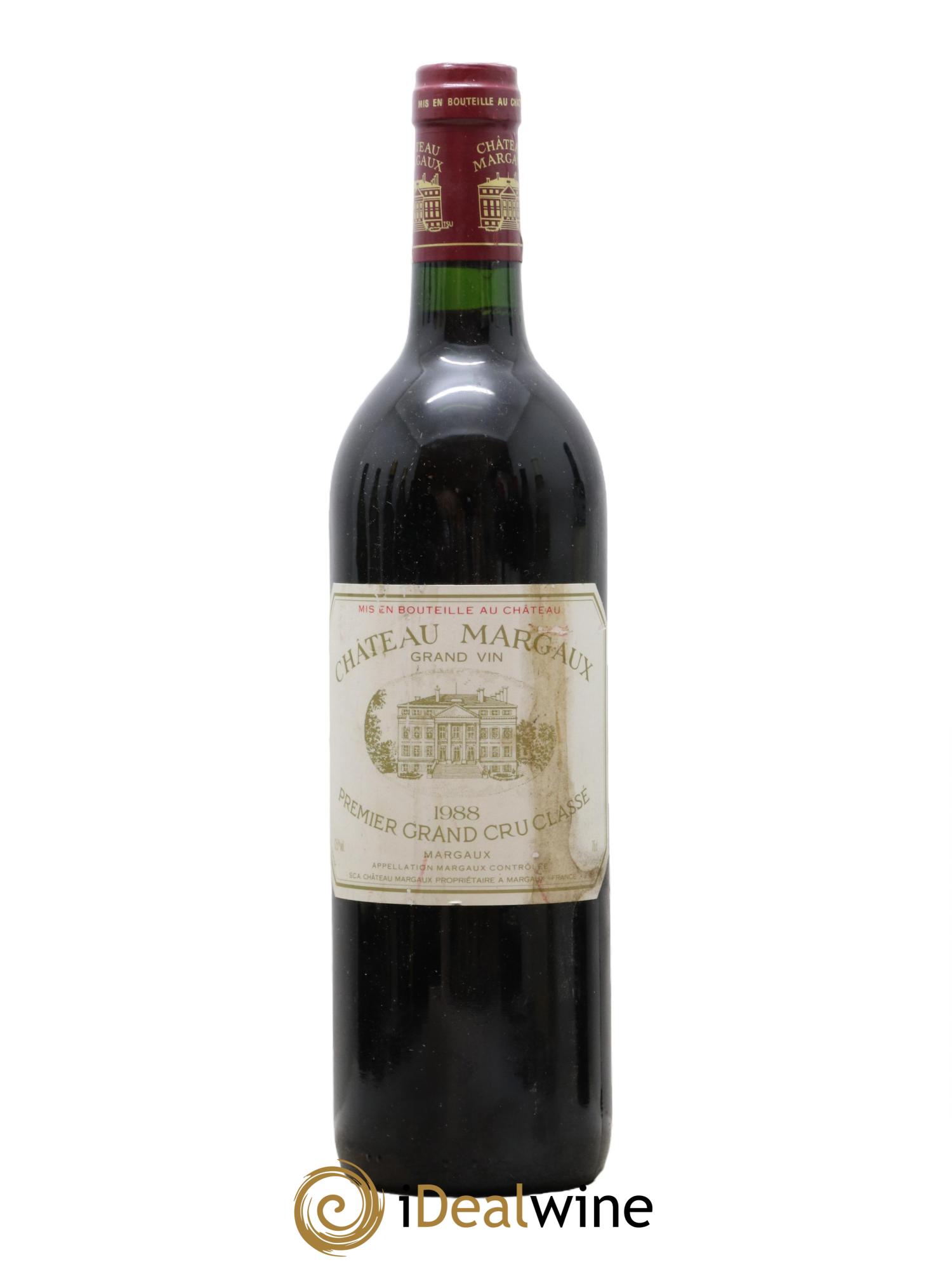 Château Margaux 1er Grand Cru Classé 1988 - Lot of 1 bottle - 0