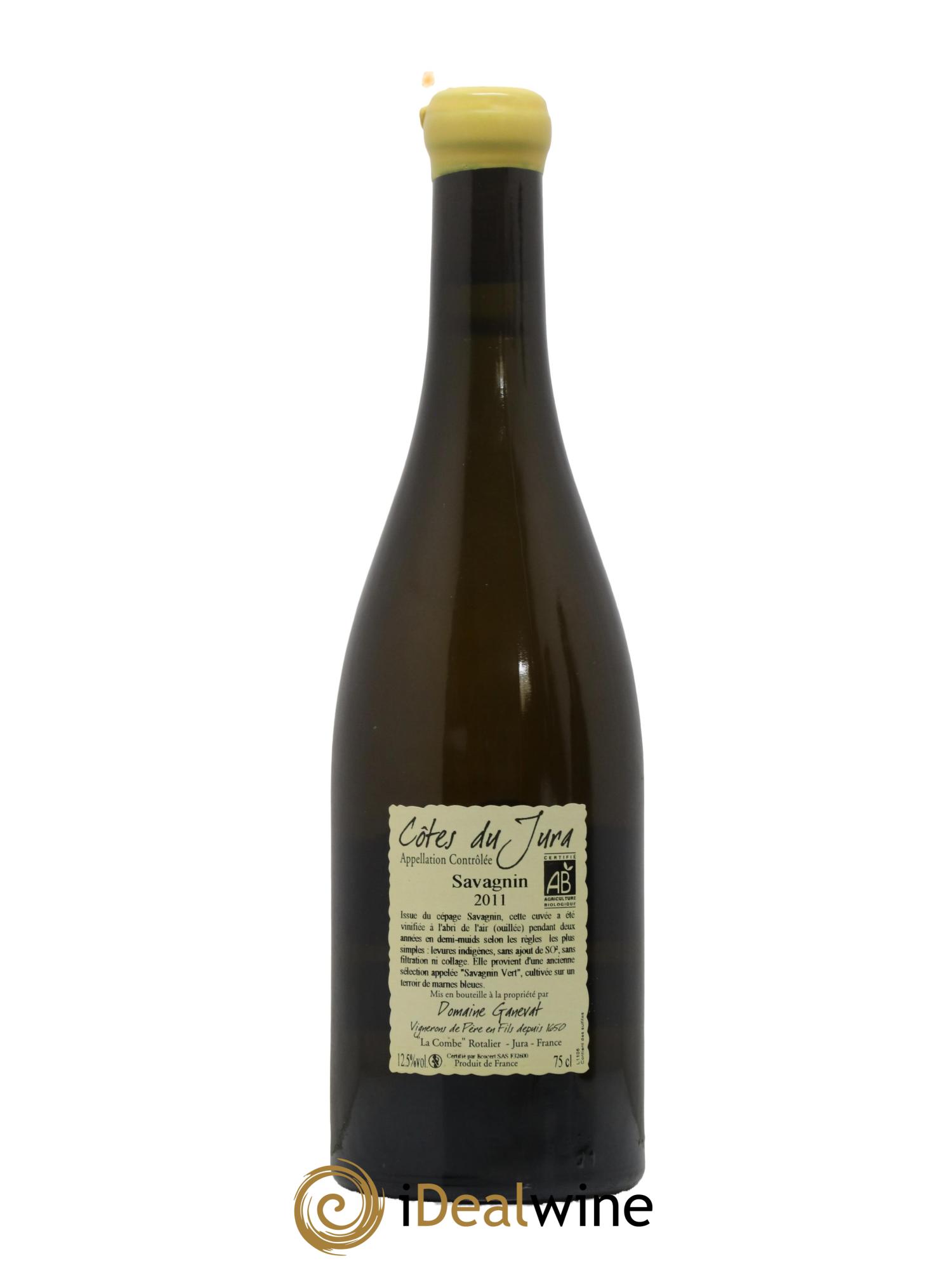 Côtes du Jura Les Chalasses Marnes Bleues Jean-François Ganevat (Domaine) 2011 - Lot de 1 bouteille - 1