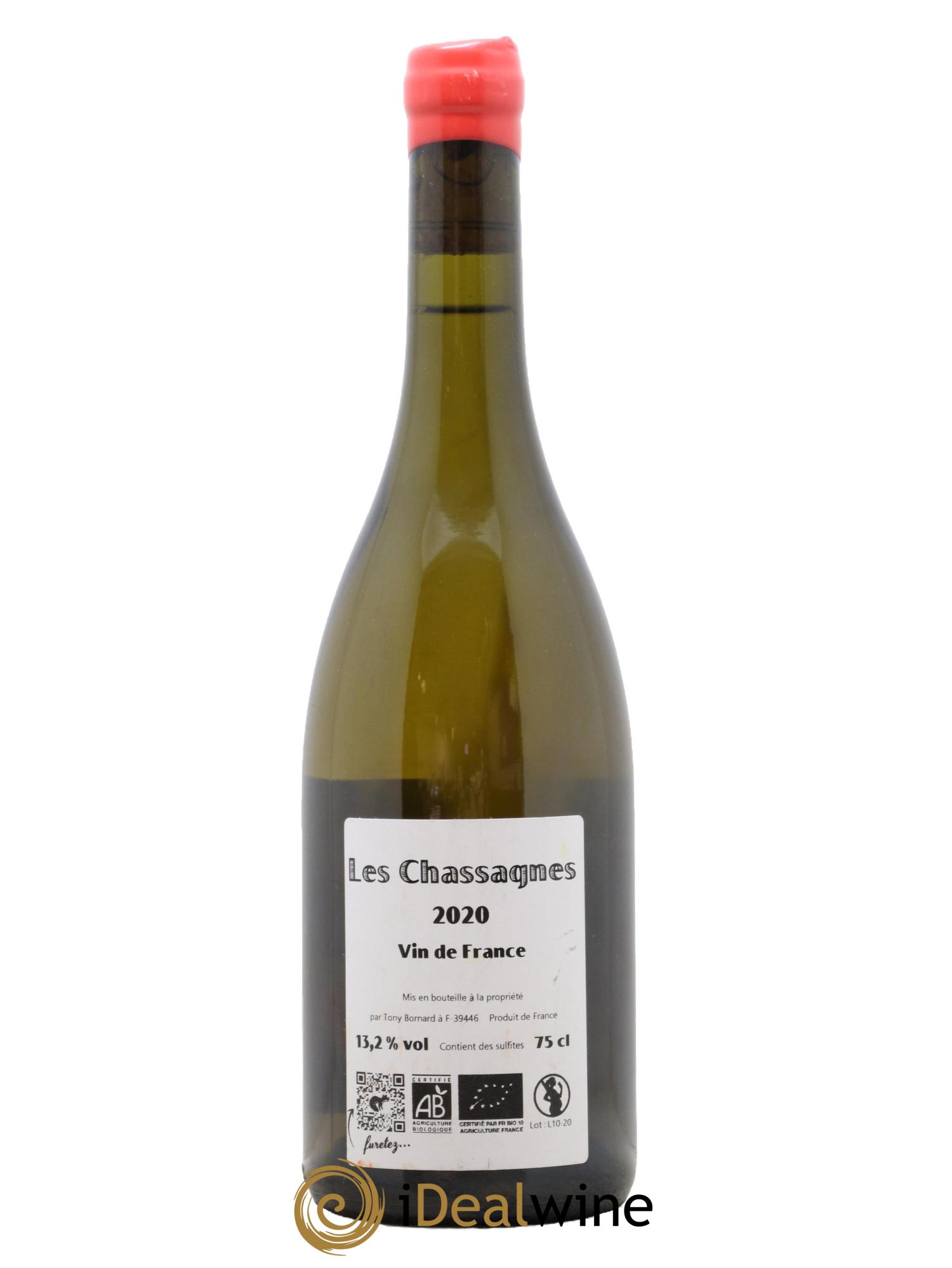 Vin de France Les Chassagnes Domaine Tony Bornard 2020 - Lotto di 1 bottiglia - 1