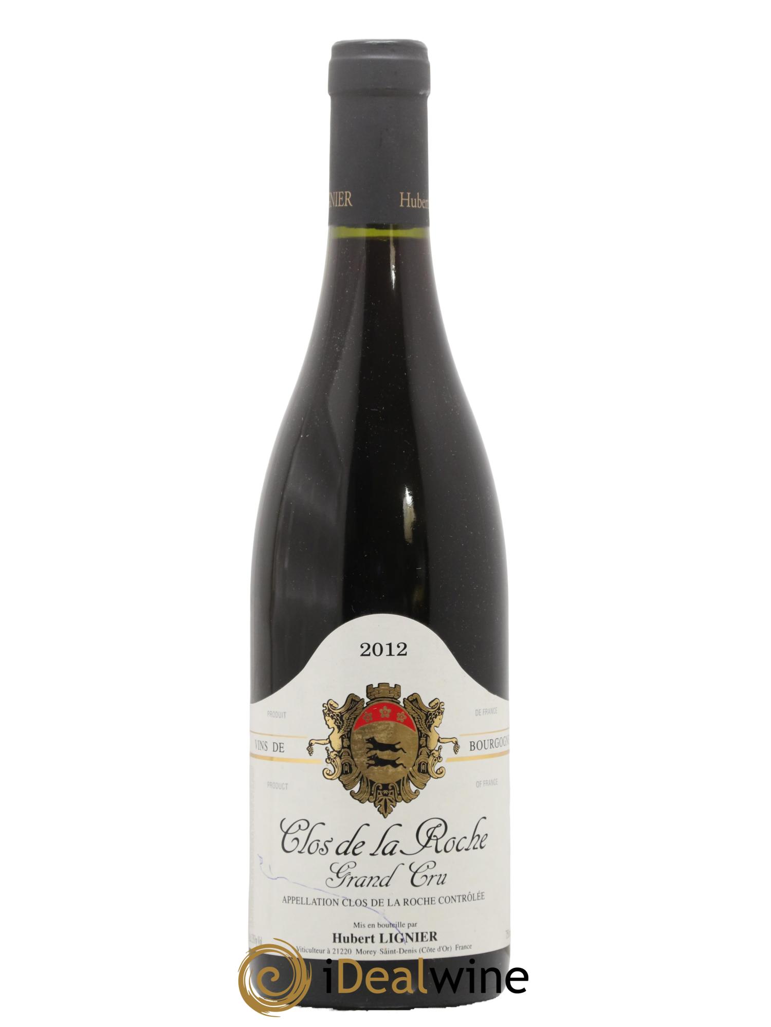 Clos de la Roche Grand Cru Cuvée Auguste Hubert Lignier (Domaine) 2012 - Lotto di 1 bottiglia - 0