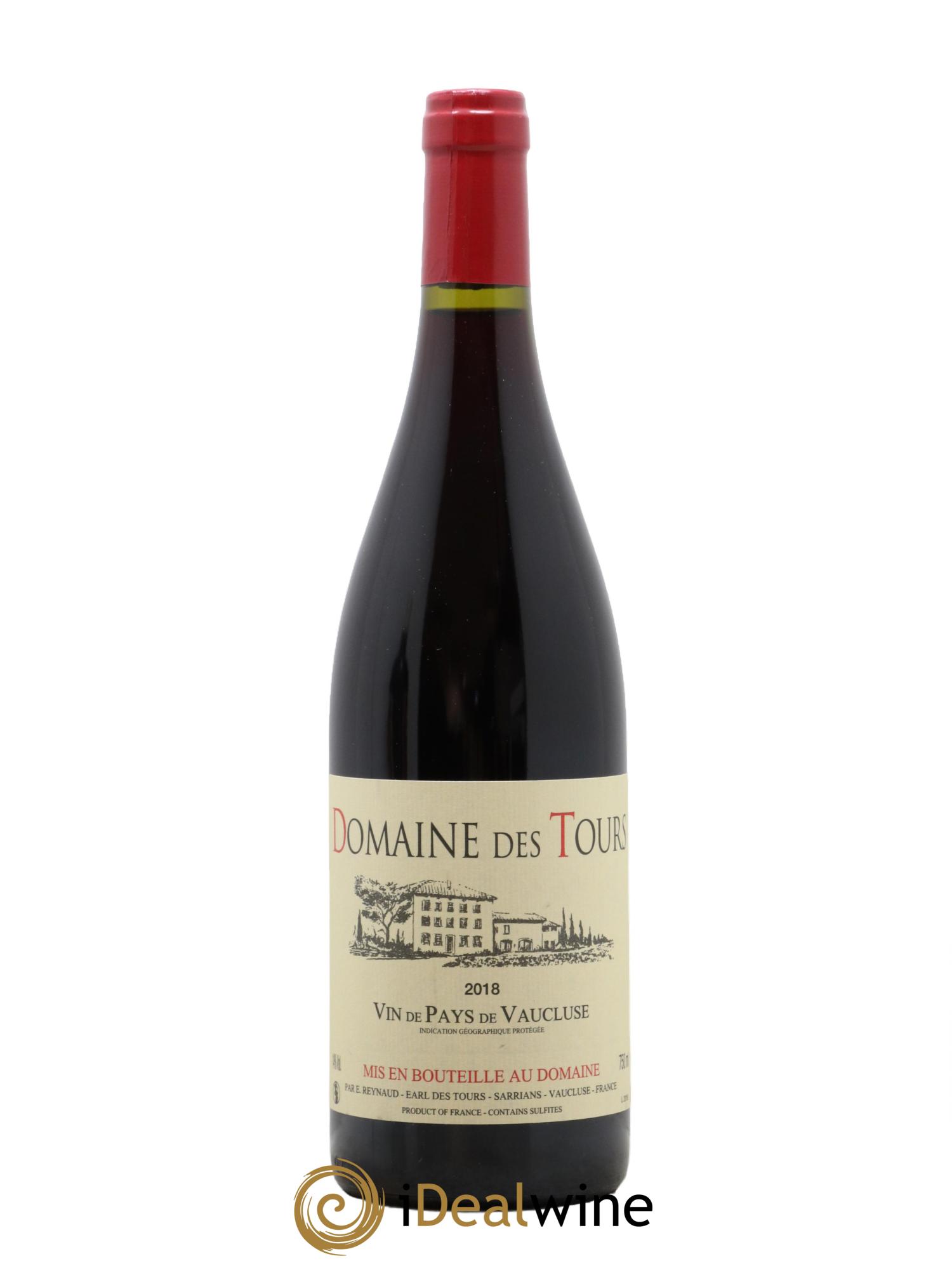 IGP Vaucluse (Vin de Pays de Vaucluse) Domaine des Tours Emmanuel Reynaud 2018 - Lotto di 1 bottiglia - 0